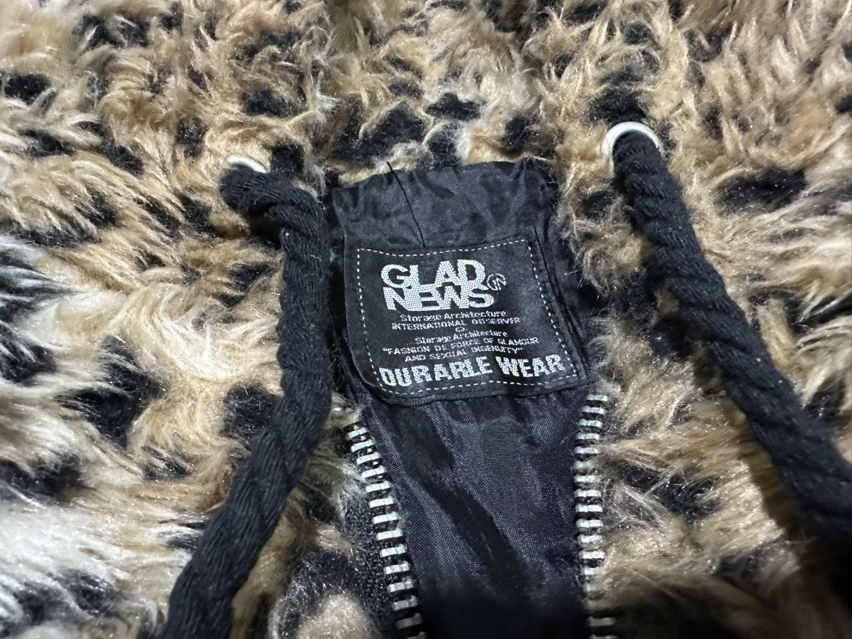 Hysteric Glamour 🔥Sick Y2K Glad News Leopard Fur Hoodie Vkei Punk Size US M / EU 48-50 / 2 - 5 Thumbnail