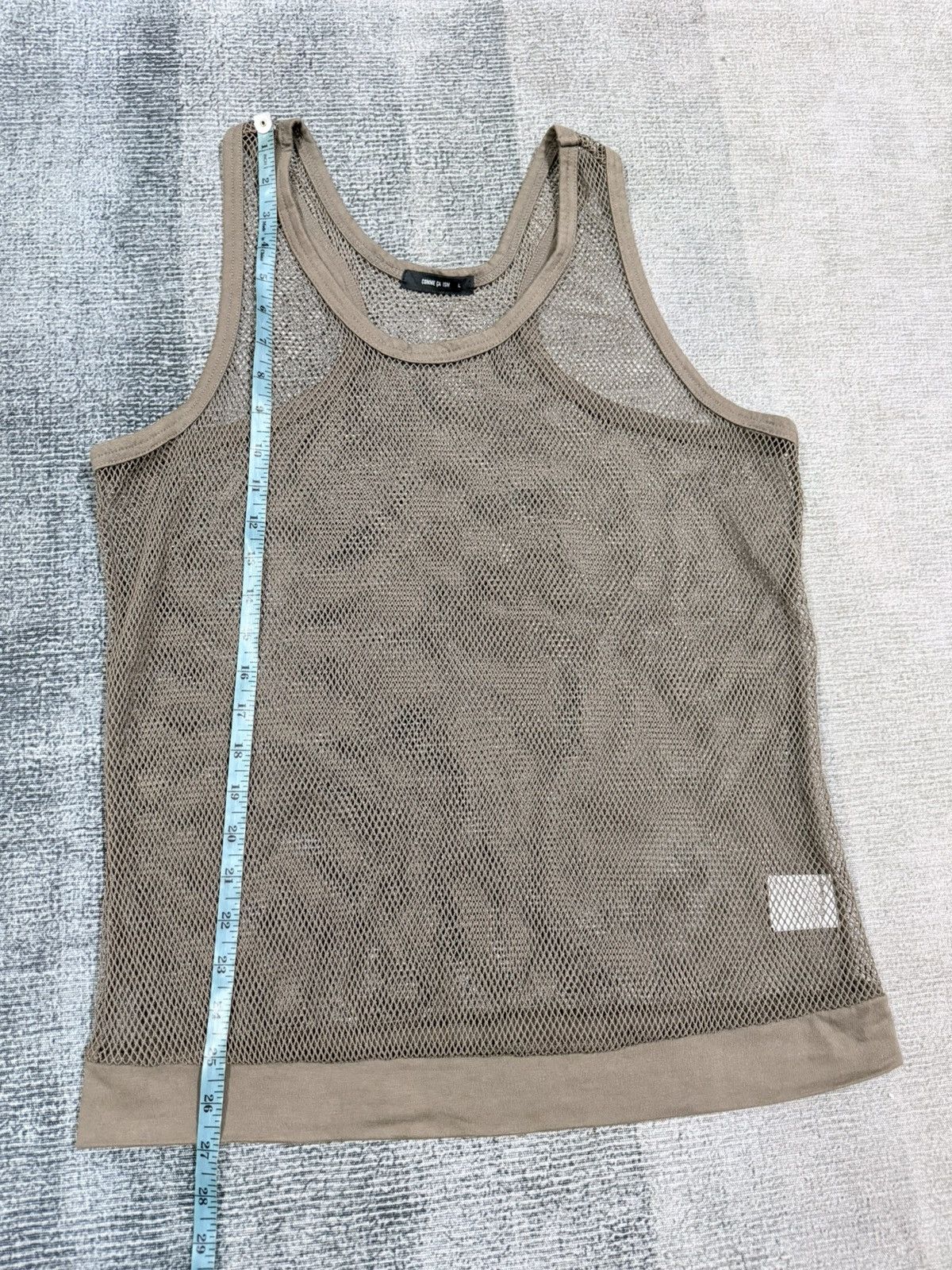 Le Grande Bleu (L.G.B.) Vtg🔥Comme Ca Ism Mesh Tank Top Shirt Size US L / EU 52-54 / 3 - 11 Thumbnail