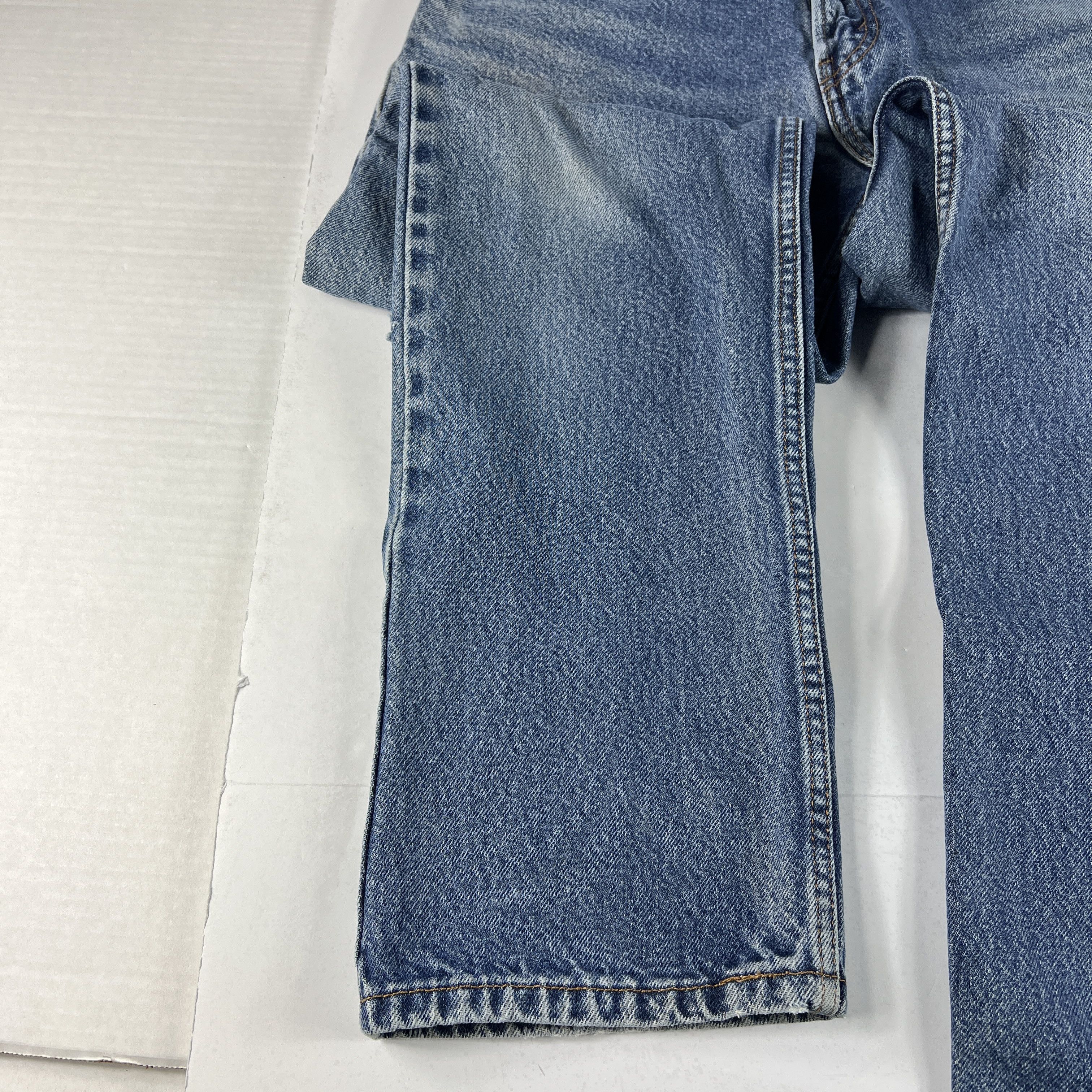 Levi's × Vintage Y2K Levi's Jean 505 Straight Blue Faded Grunge Cotton Denim Size US 33 - 10 Thumbnail