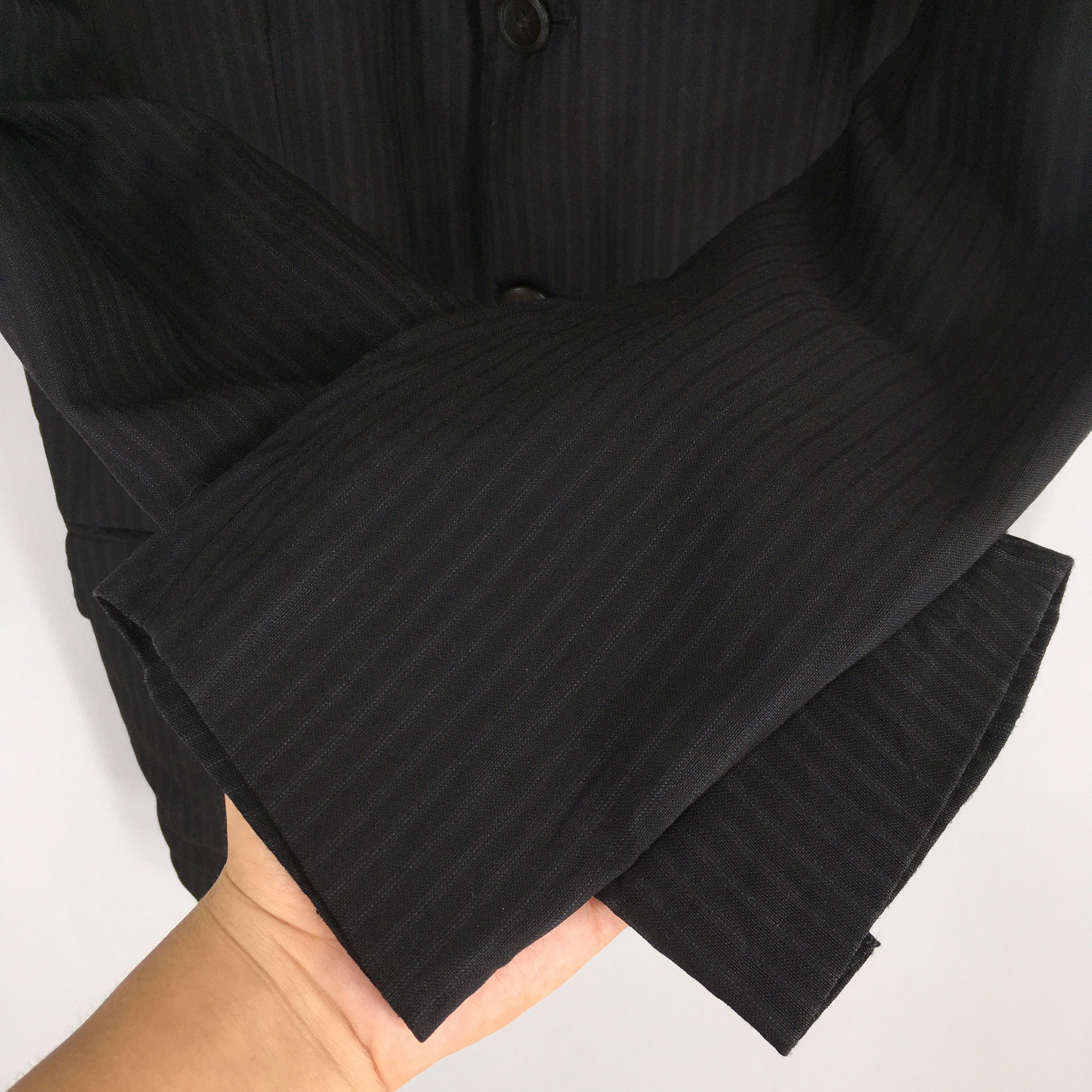 Jean Paul Gaultier Gaultier Homme Object Black Stripes Blazer Casual Jacket M Size US M / EU 48-50 / 2 - 4 Thumbnail