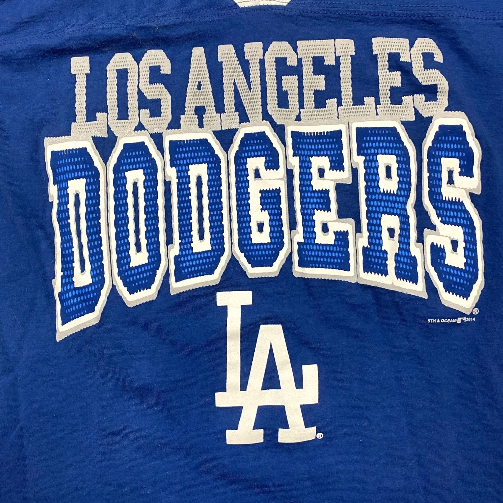 MLB LA Dodgers Hoodie T Shirt Women's Large MLB Baseball 5th & Ocean Size L / US 10 / IT 46 - 3 Thumbnail