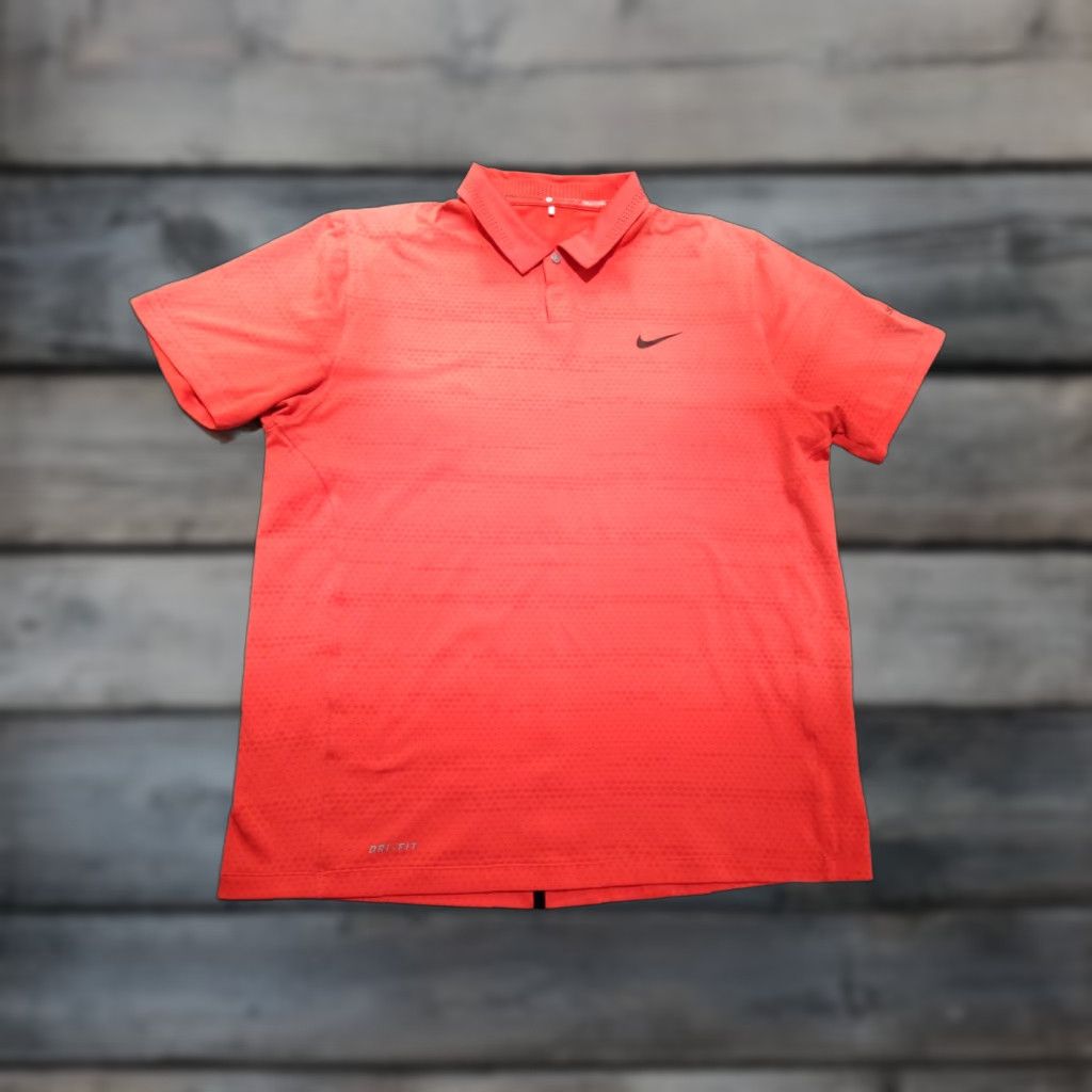Nike Nike Tiger Woods Collection Polo Golf Shirt Mens L Reddish Pink Greywalls GC MI Color Pink Material Polyester Brand Nike Pattern Solid Size US L / EU 52-54 / 3 - 1 Thumbnail