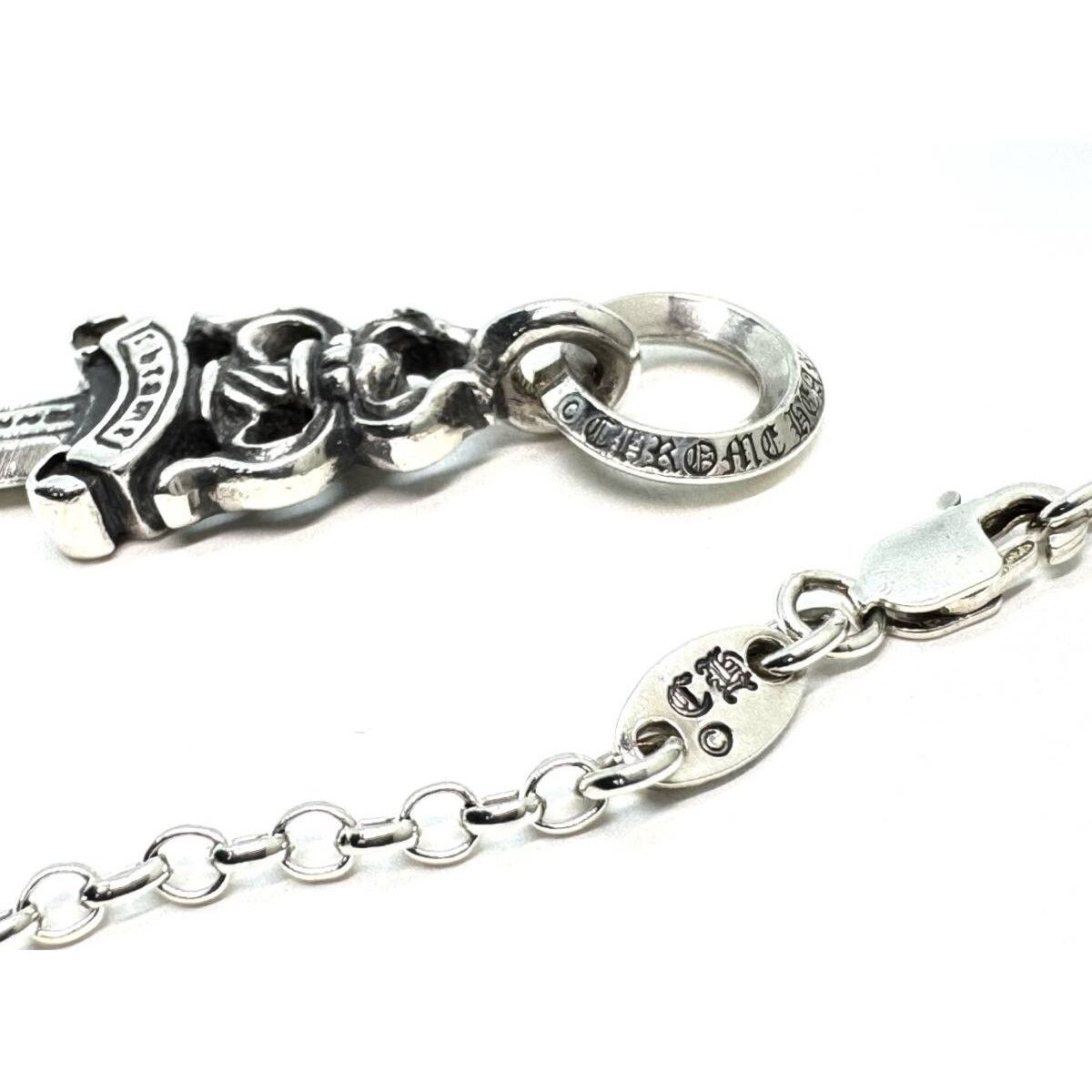 Chrome Hearts Chrome Hearts Dagger Charm Roll Chain 925 Silver Size ONE SIZE - 4 Thumbnail