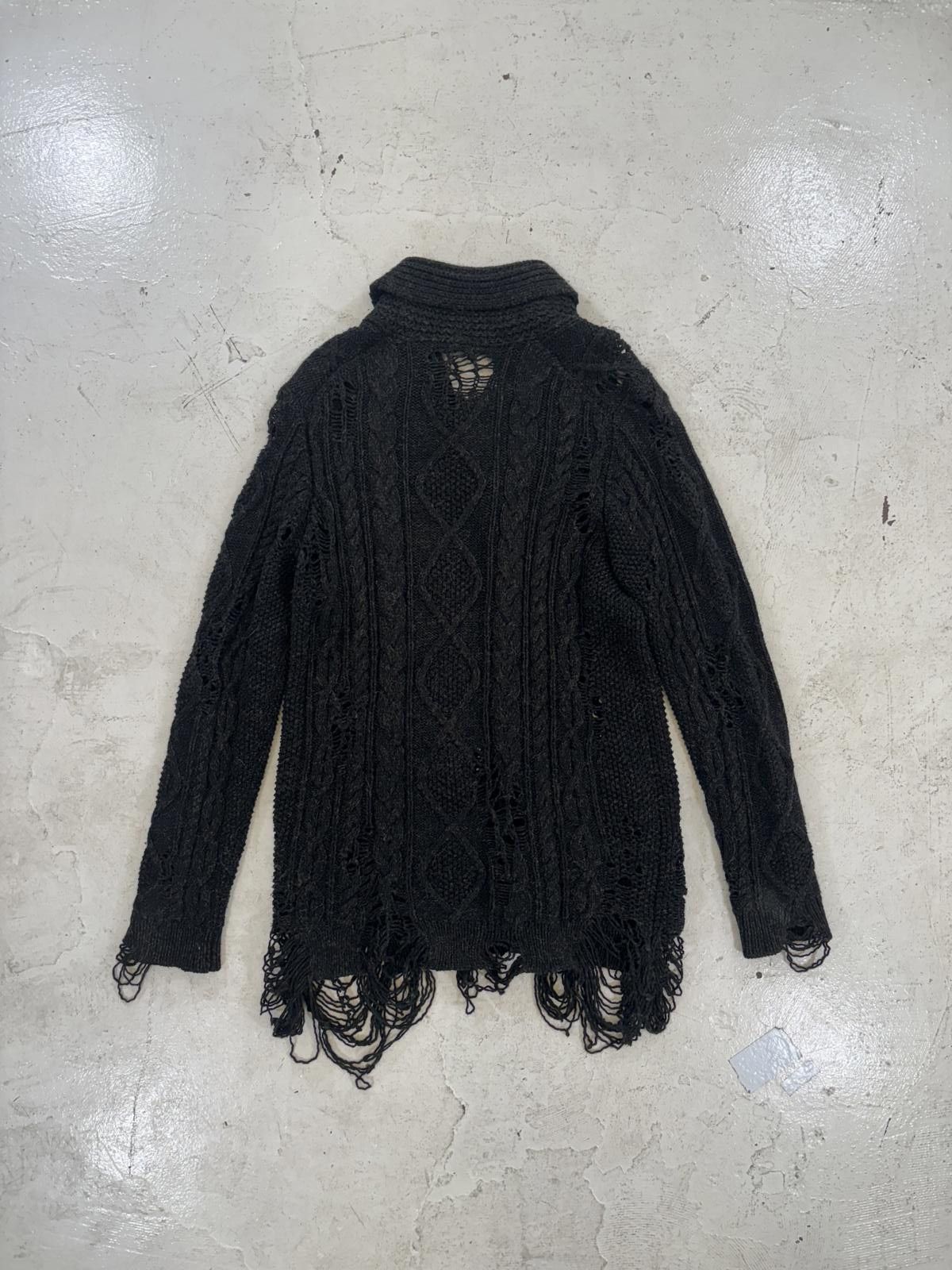 Maison MIHARA YASUHIRO Mihara Yasuhiro Distressed Cardigan | Grailed