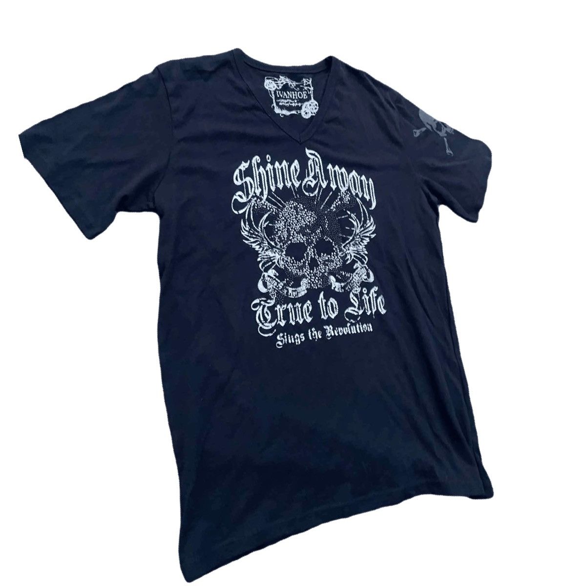 If Six Was Nine 2000s Japanese archive skull glitter tee Size US M / EU 48-50 / 2 - 2 Thumbnail