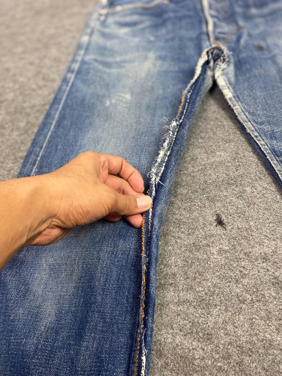 A.P.C. vintage APC japan selvedge distressed denim nice design Size US 33 - 10 Thumbnail