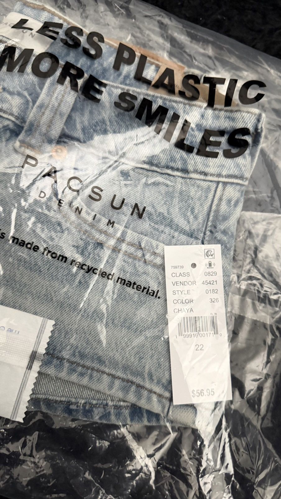Pacsun Pacsun Tatum Low Rise micro shorts Size 22" - 4 Thumbnail