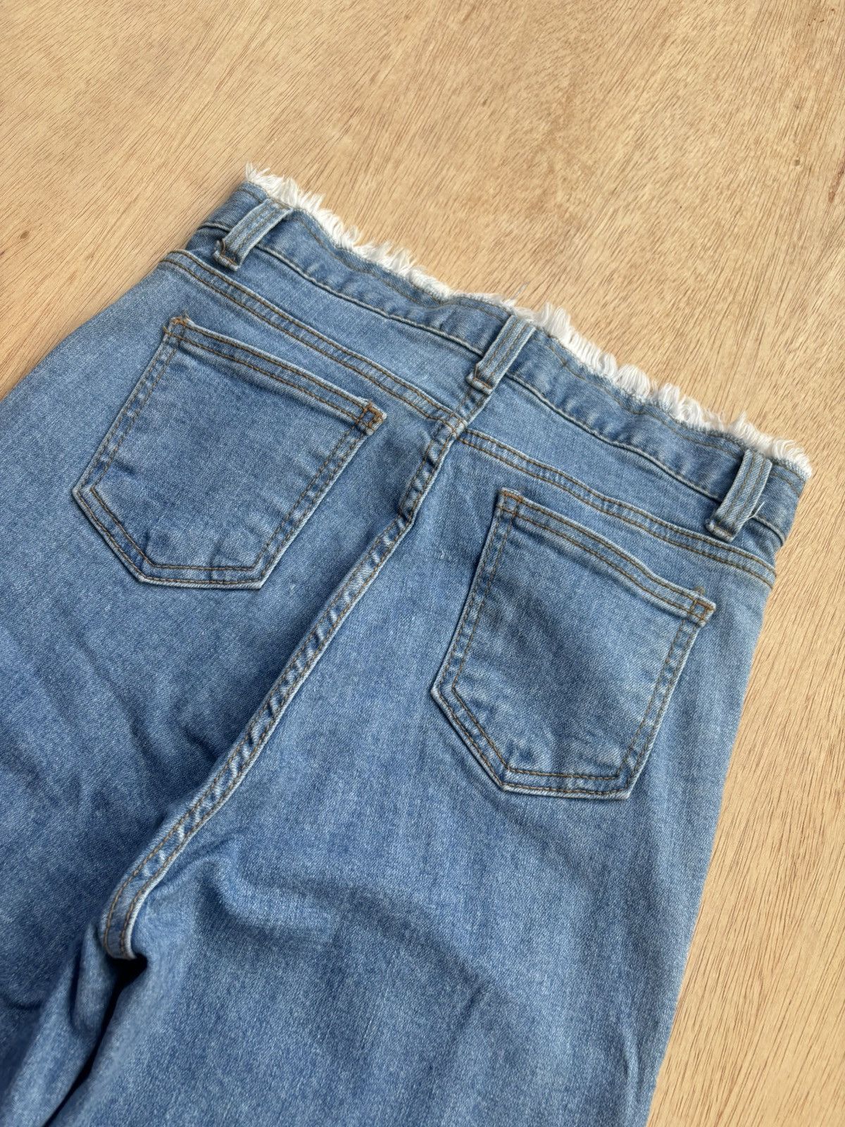 Hysteric Glamour × Japanese Brand Baggy Jeans DINT Women's Luxury Style Size 26" / US 2 / IT 38 - 6 Thumbnail