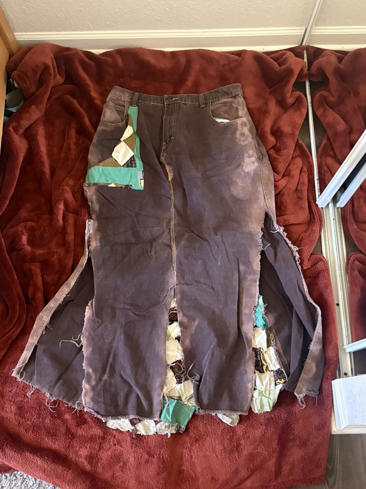 Other Jean patched maxi skirt Size 28" / US 6 / IT 42 - 1 Thumbnail