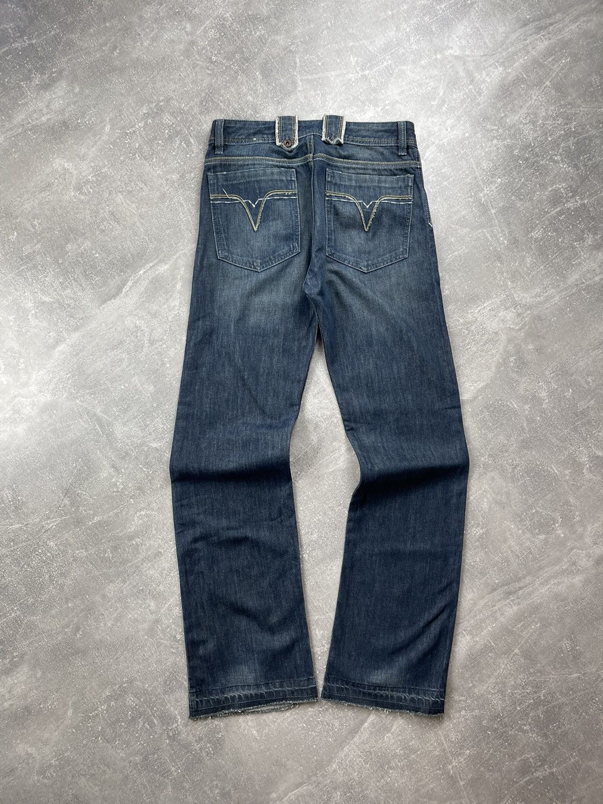 Diesel Diesel Zathan Flared Faded Size 14 Bootcut Y2K Vintage Jeans Size 32" / US 10 / IT 46 - 2 Thumbnail