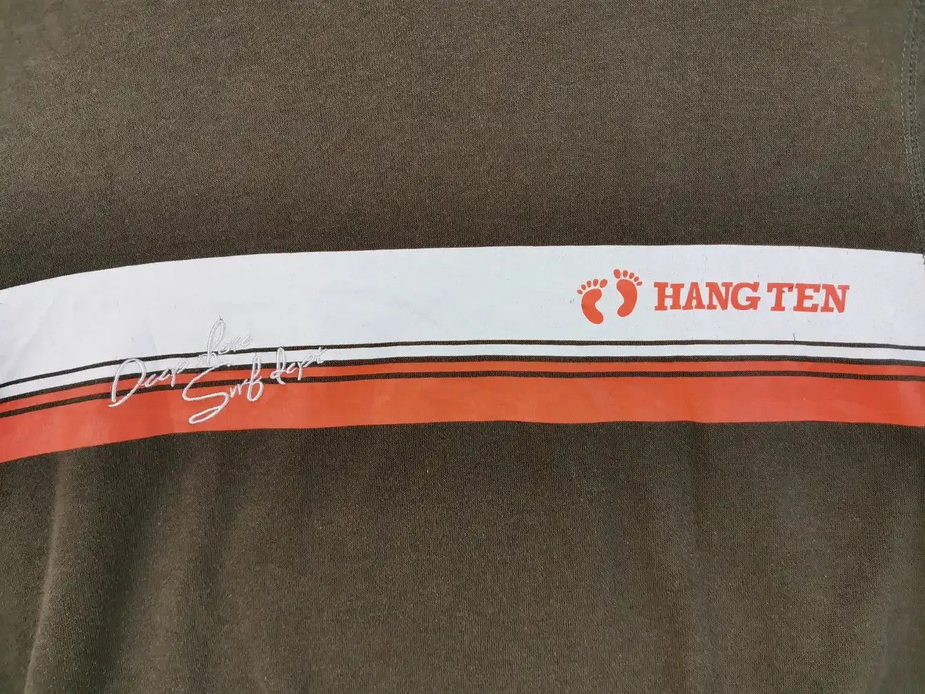 Hang Ten Vintage!!! Hang Ten Big Logo Sweatshirts Size US M / EU 48-50 / 2 - 6 Thumbnail