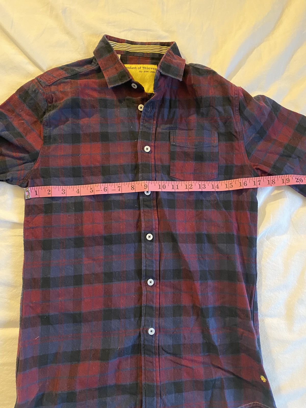 Descendant of Thieves Descendant of Thieves Red Plaid Button Up Size US S / EU 44-46 / 1 - 5 Thumbnail