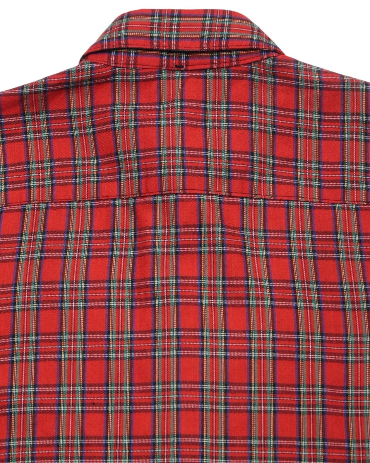 Kris Van Assche 2000S KRIS VAN ASSCHE TARTAN SHIRT WITH FAUX TIE DETAIL Size US L / EU 52-54 / 3 - 4 Thumbnail