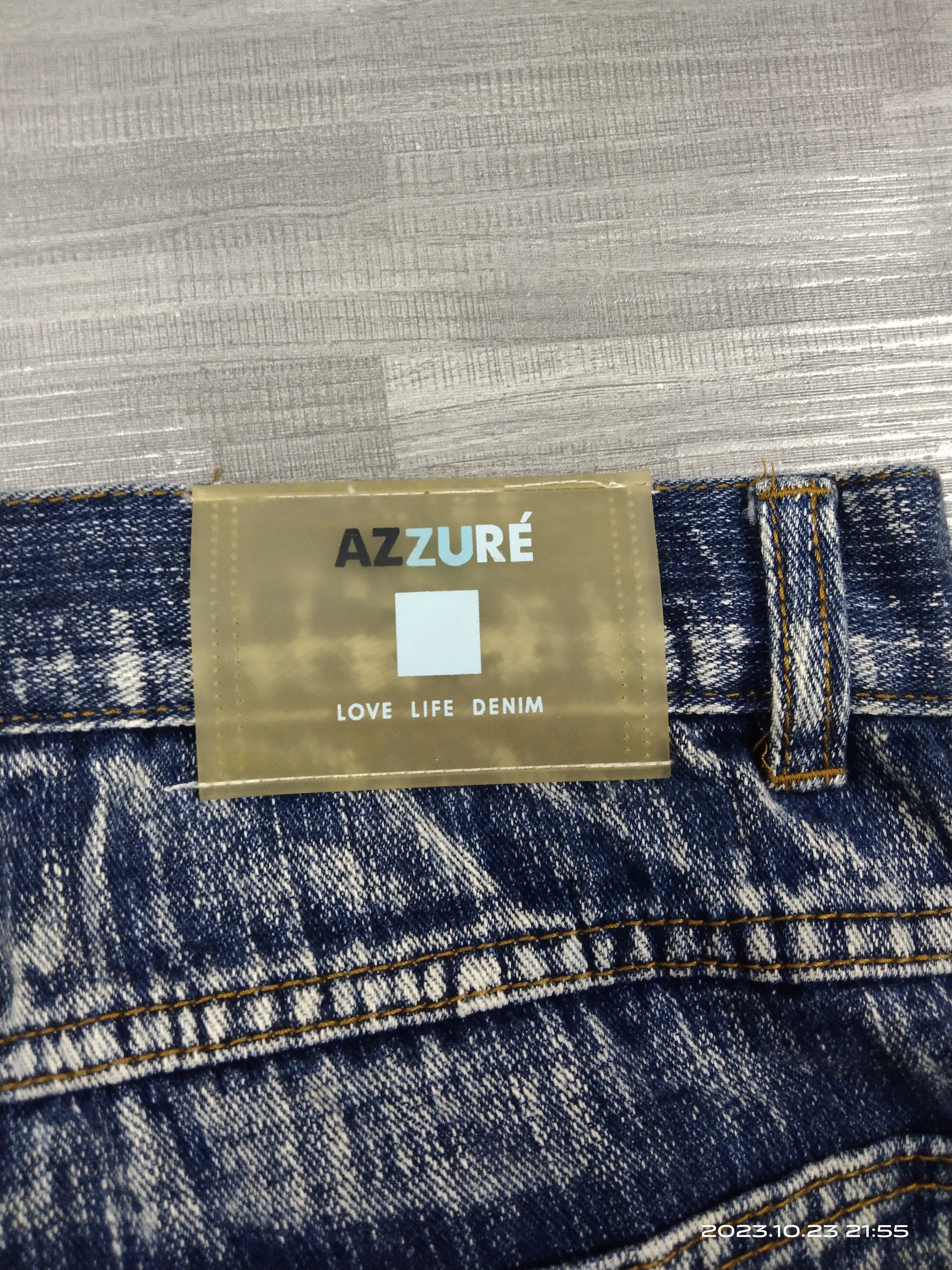 Japanese Brand WIDE PANTS BAGGY🔥SICK AZZURE DENIM Size US 33 - 8 Thumbnail