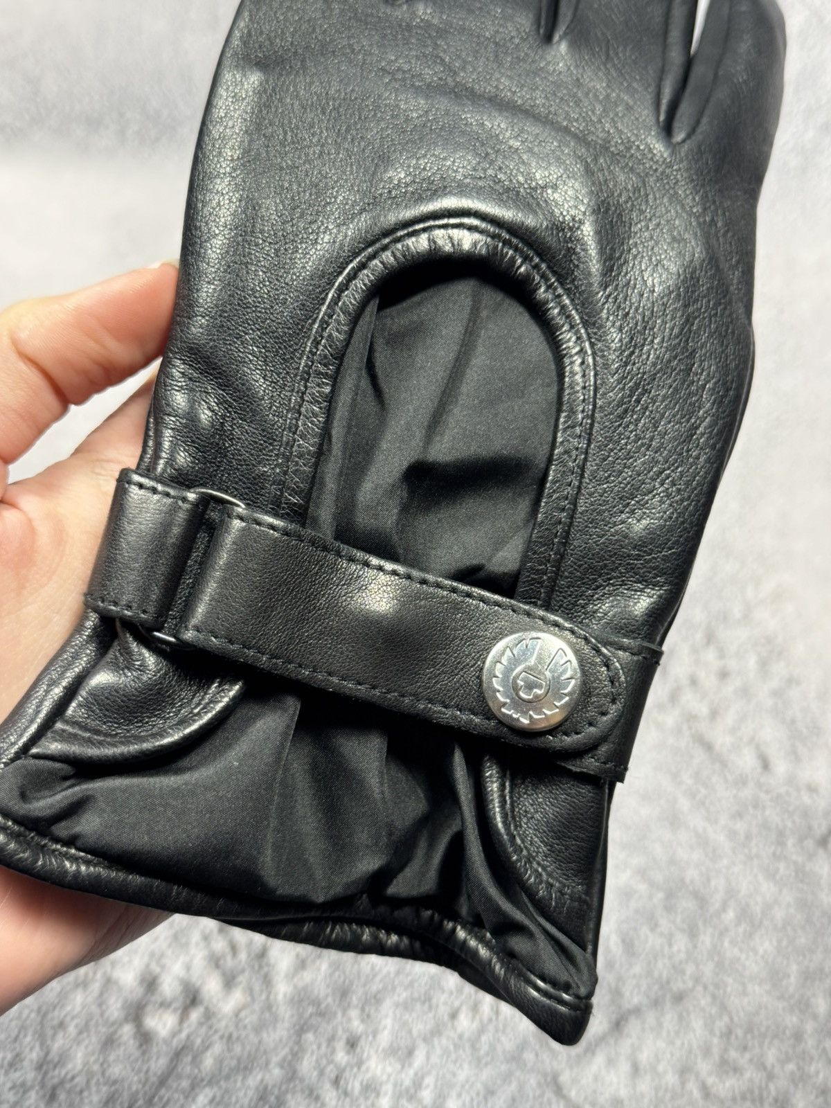 Belstaff Belstaff Premium Leather Driving Gloves (Wool Lining) Size ONE SIZE - 2 Thumbnail