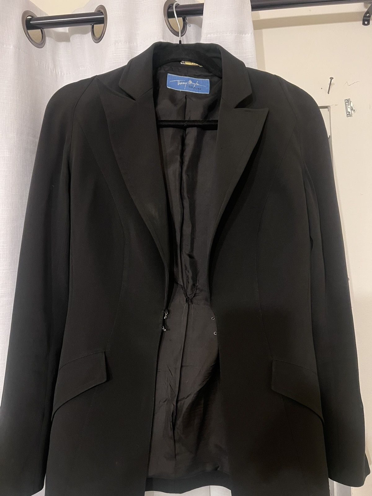 Thierry Mugler Vintage Thierry Mugler Pantsuit with belt Size S / US 4 / IT 40 - 7 Thumbnail