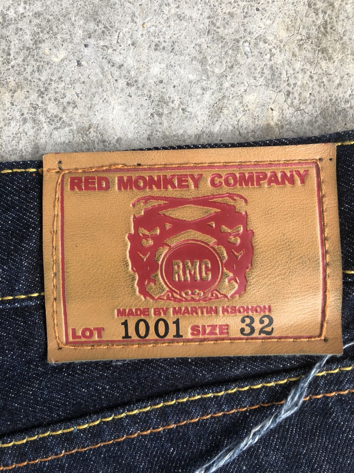 RMC Jeans Red Monkey Company Embroidered Naked Size US 32 / EU 48 - 18 Thumbnail