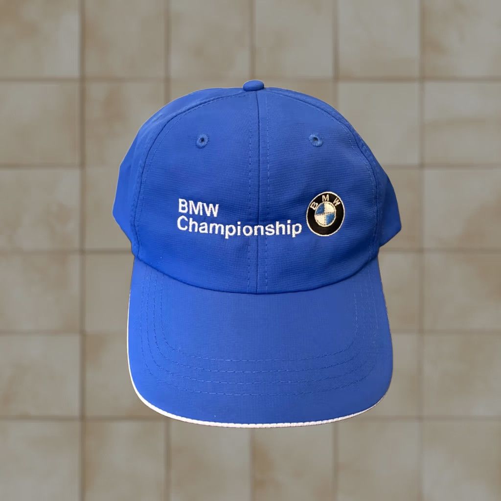 Vintage Ahead Hat Mens One Size Blue BMW Championship Golf Baseball Cap Adjustable Classic Cut UPF Size ONE SIZE - 1 Thumbnail