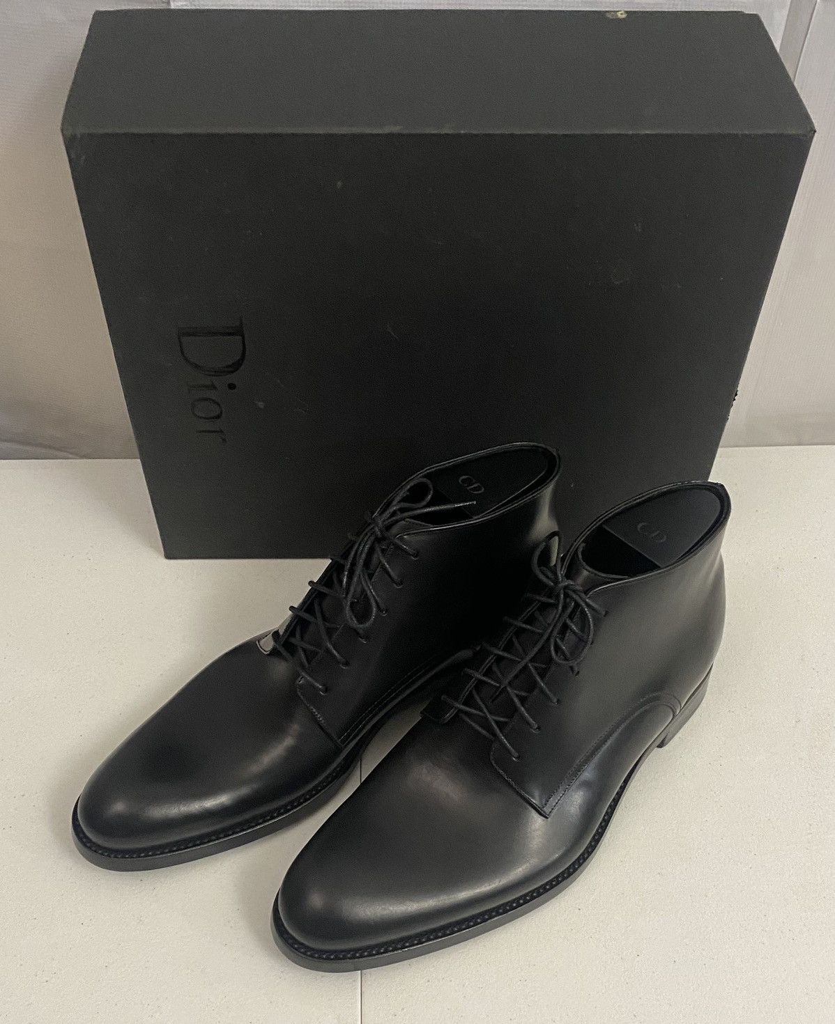 Dior Dior x Kris Van Assche Black Leather Lace Up Boots 11 NEW Size US 11 / EU 44 - 20 Thumbnail