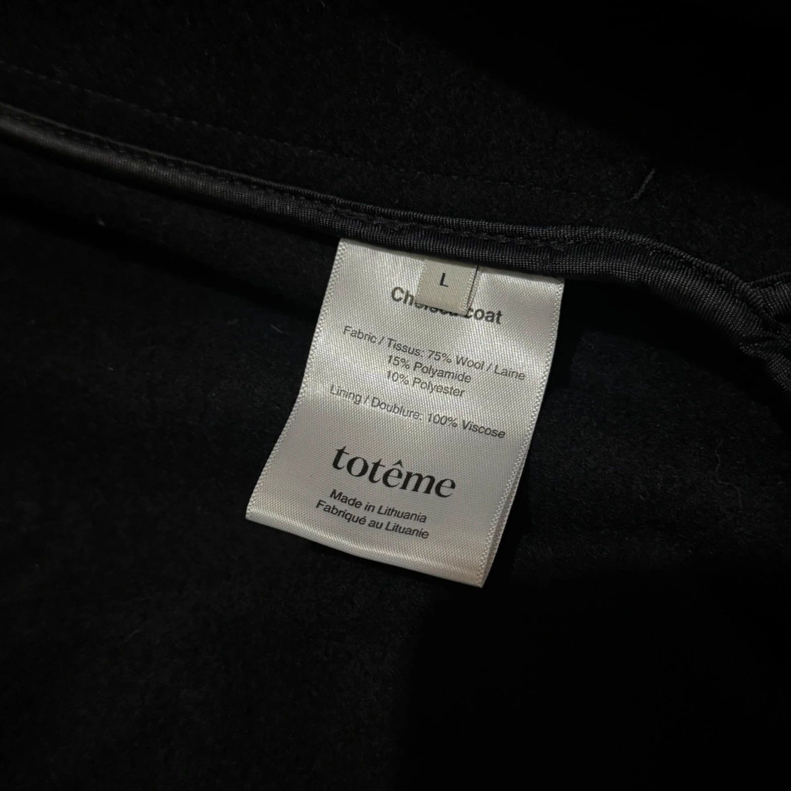 Toteme Toteme Chelsea wool Coat Size L / US 10 / IT 46 - 9 Thumbnail