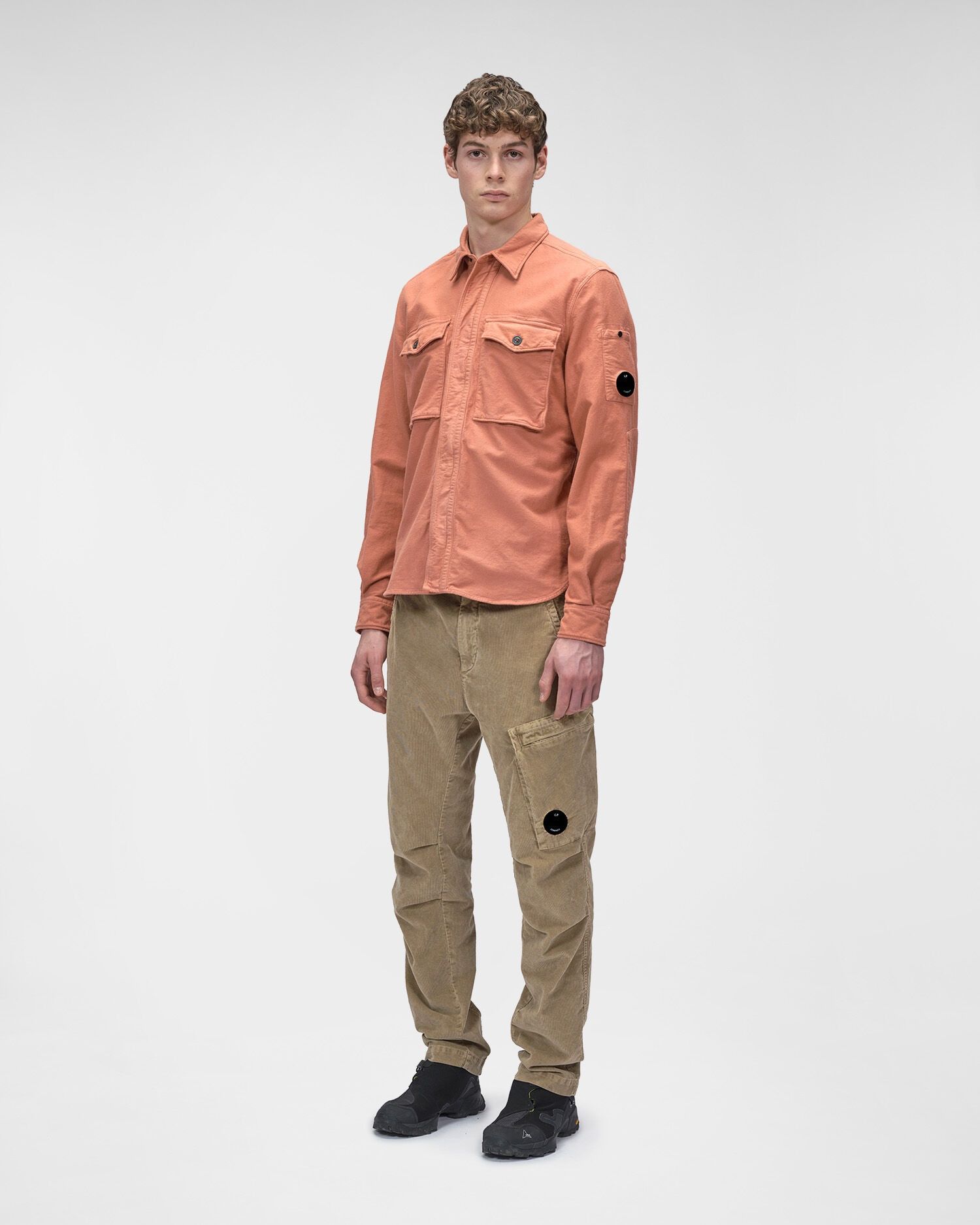 C.P. Company o1y1224 Solid Color Shirt in Coral Size US S / EU 44-46 / 1 - 3 Thumbnail