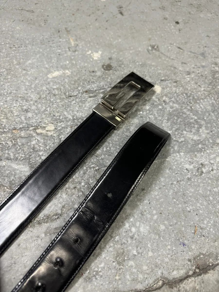 Gucci 2000s Gucci Black Leather G Belt Size ONE SIZE - 3 Thumbnail