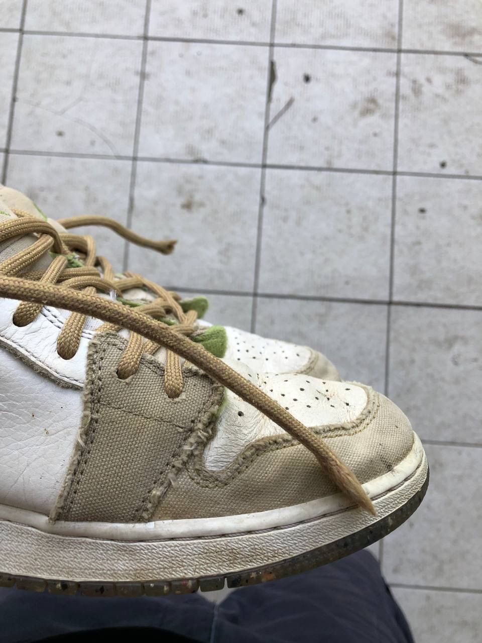Nike × Vintage VERY RARE NIKE AIR JORDAN DUNK SNEAKERS JAPAN STYLE DRILL Size US 8.5 / IT 38.5 - 2 Thumbnail