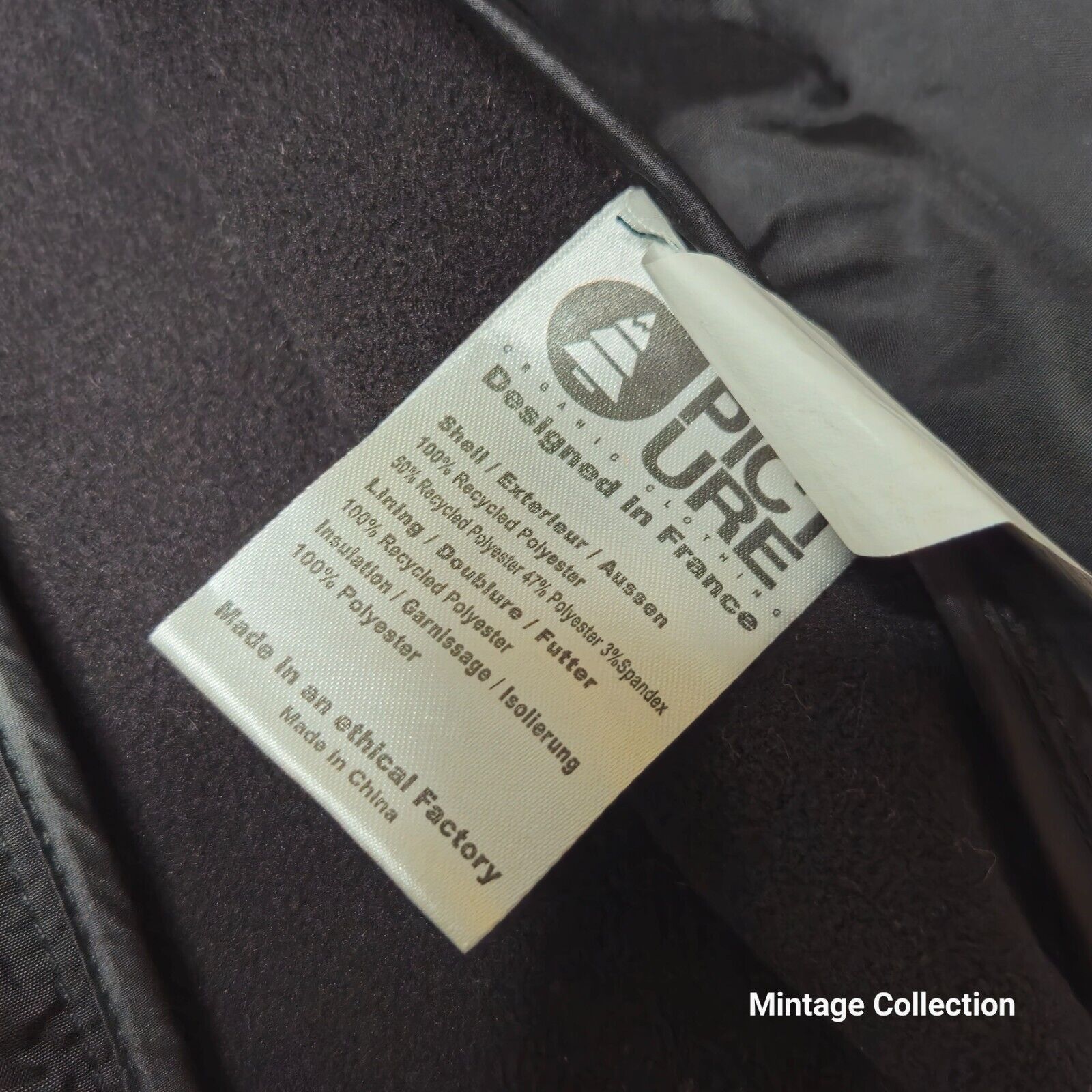 Other PICTURE ORGANIC CLOTHING MEN'S SNOW SKI INSULATED JACKET L Size US L / EU 52-54 / 3 - 10 Thumbnail