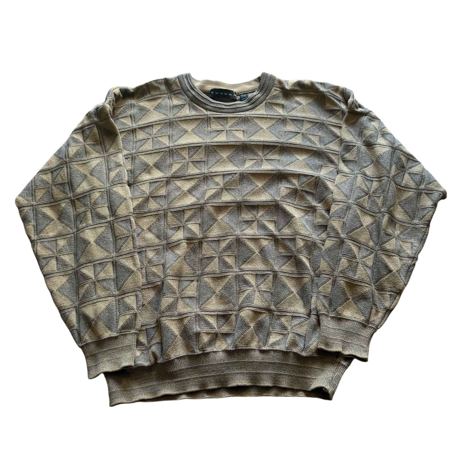 Tundra Vintage Tundra Patterned Grandpa Sweater Sz M Size US M / EU 48-50 / 2 - 1 Thumbnail