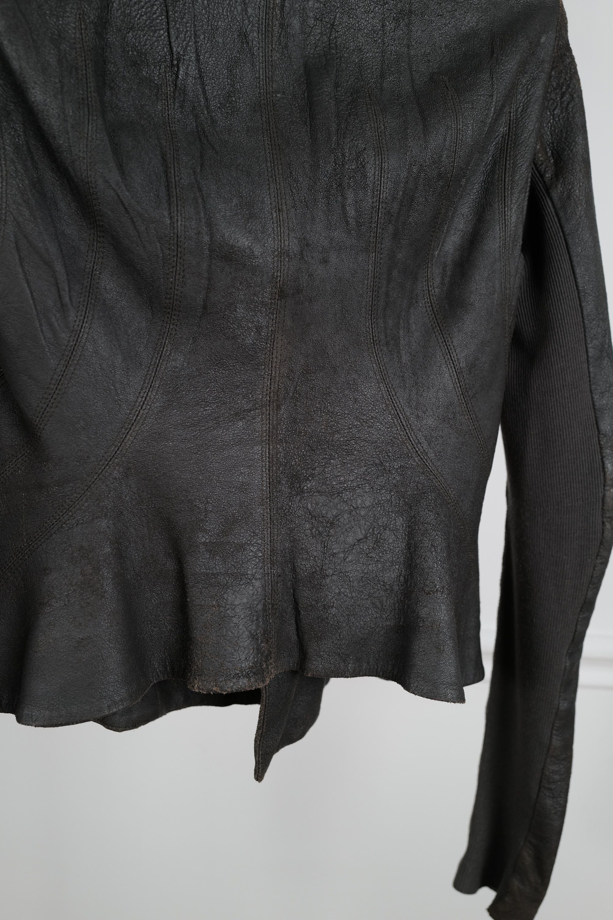 Rick Owens RICK OWENS LAMB LEATHER JACKET Size M / US 6-8 / IT 42-44 - 24 Thumbnail