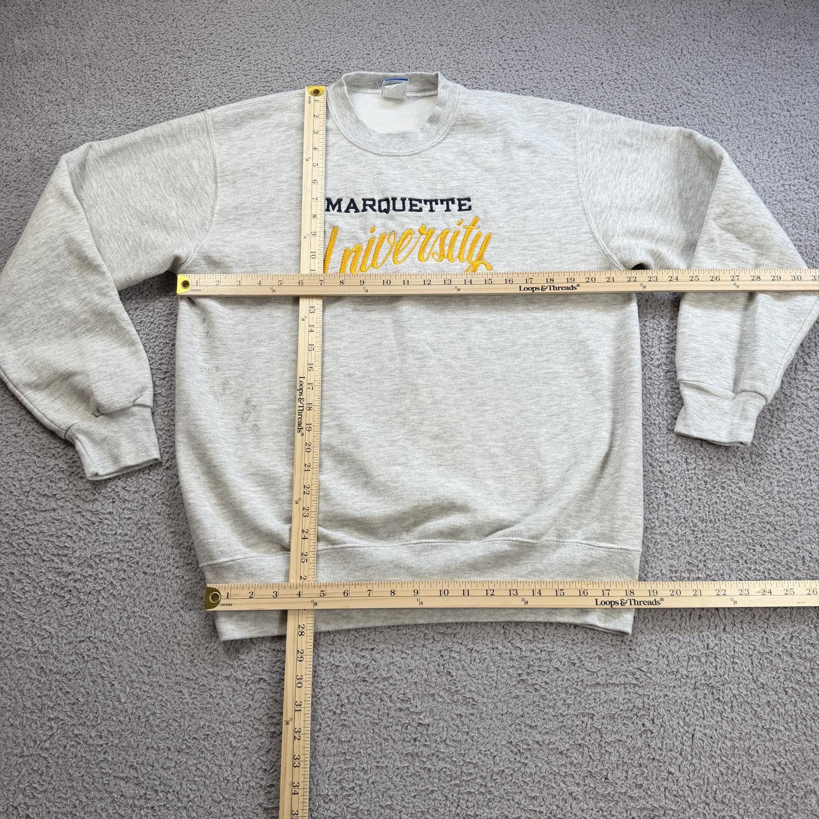 Champion Vintage 90 Champion Marquette University Crewneck Sweatshirt Size US XL / EU 56 / 4 - 3 Thumbnail
