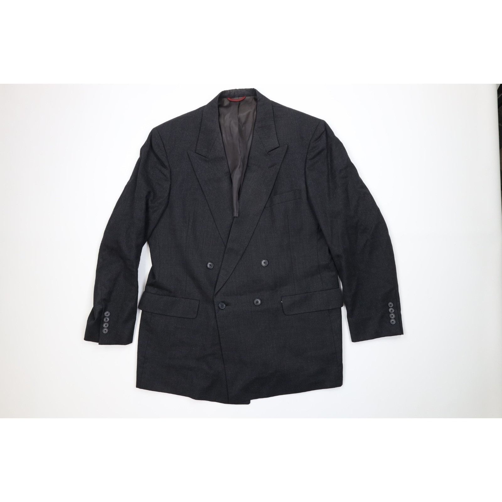 Vintage Vintage 80s 90s Streetwear 2 Piece Double Breasted Suit Size 44R - 2 Thumbnail