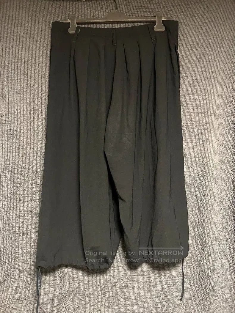 Yohji Yamamoto Yohji Yamamoto 18ss Wide-Leg Drawstring Pants. Size US 27 - 4 Thumbnail