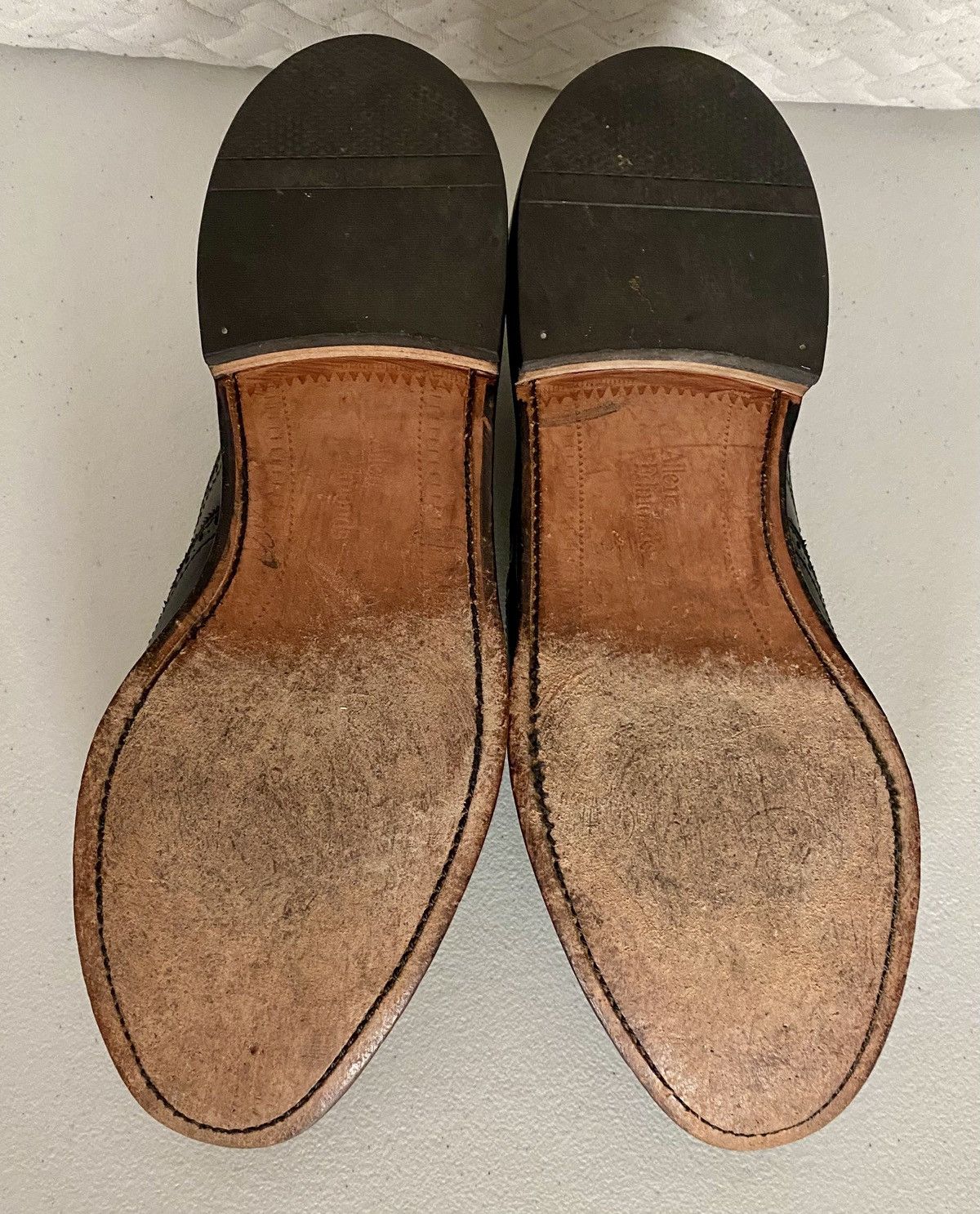 Allen Edmonds Allen Edmonds Chester 1903 Black Leather Wingtip Oxford 10 D Size US 10 / EU 43 - 10 Thumbnail