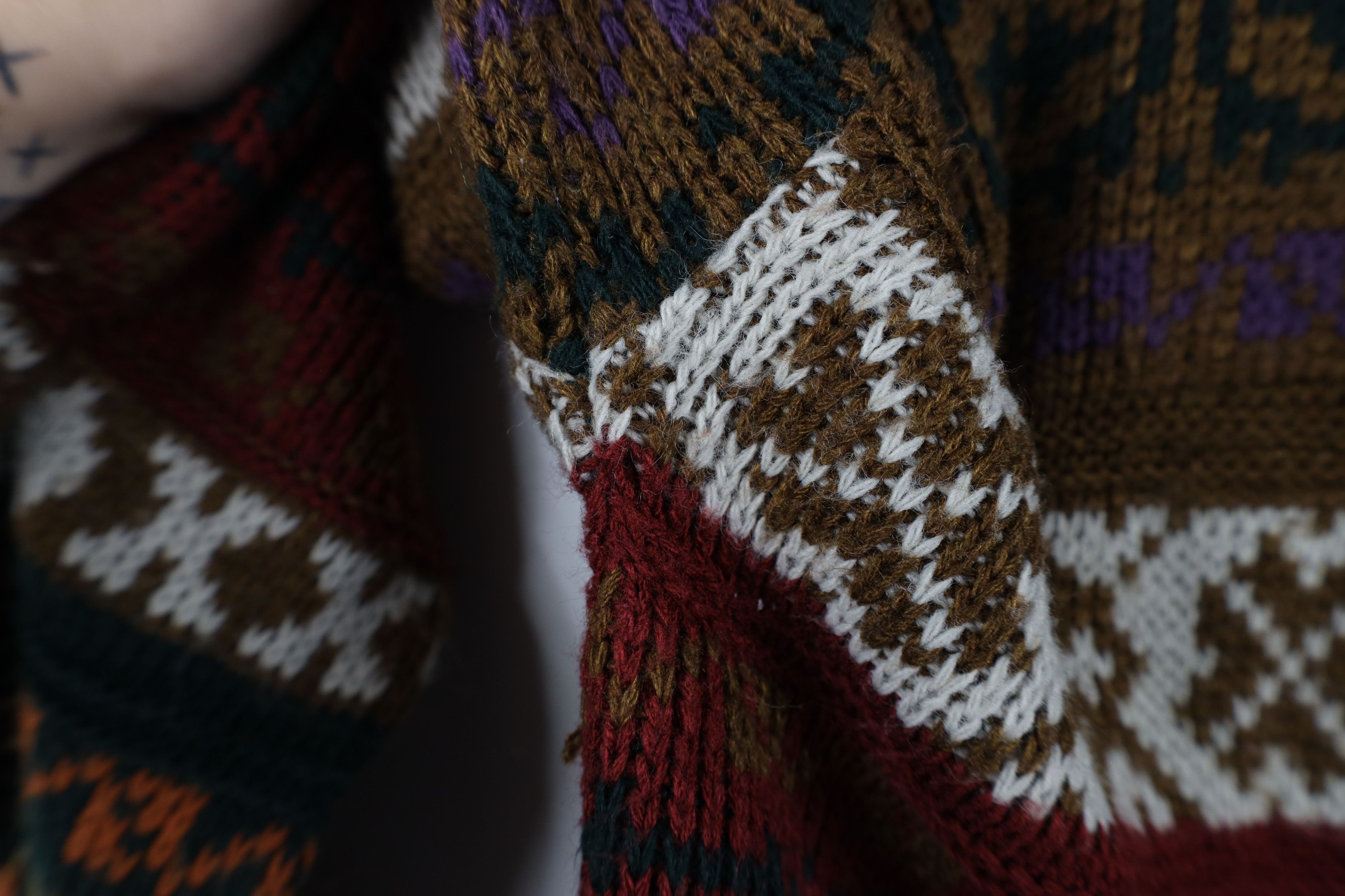 Vintage Vintage 90s Streetwear Fair Isle Knit Crewneck Sweater USA Size US S / EU 44-46 / 1 - 6 Thumbnail