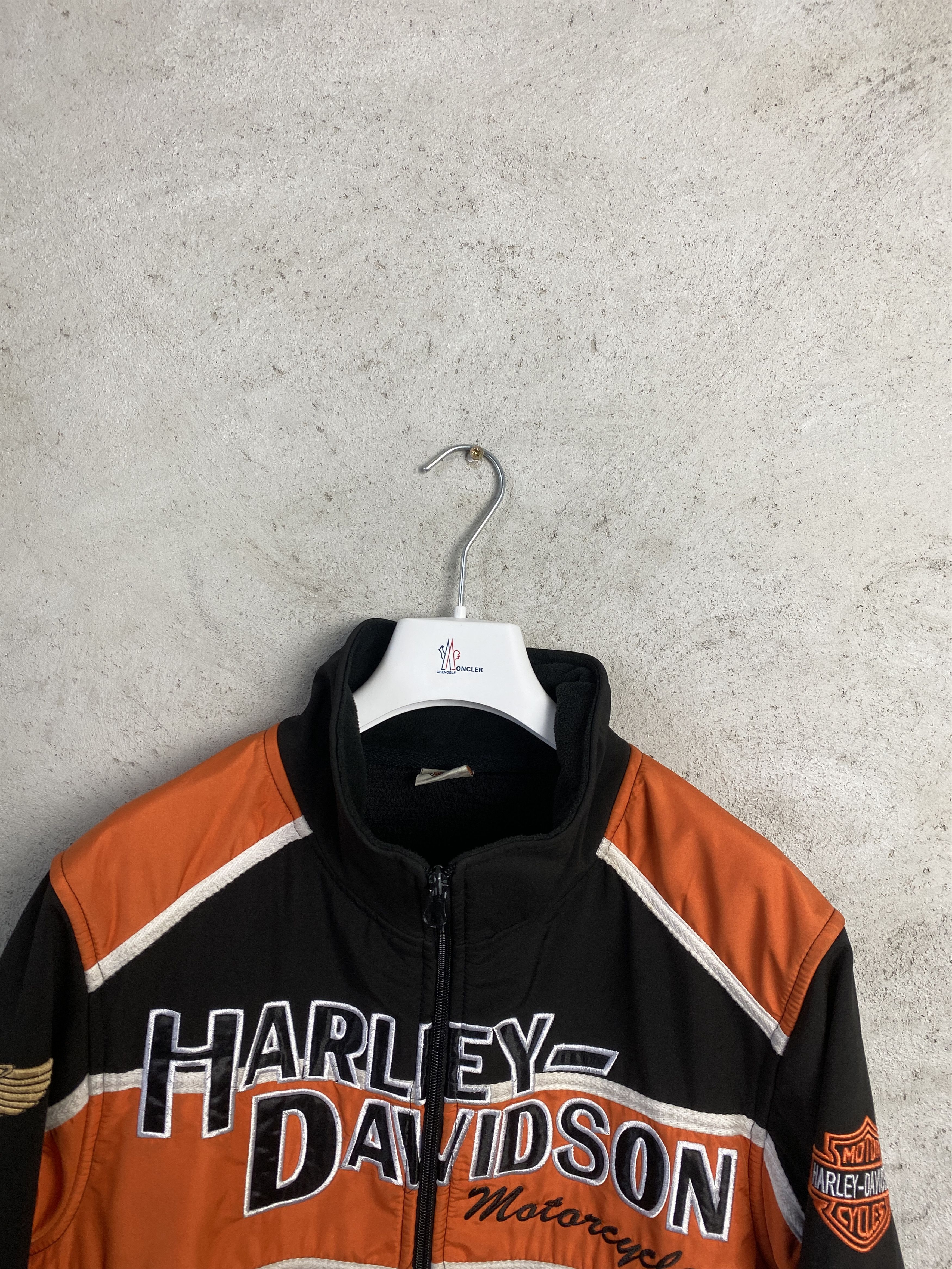 Harley Davidson Harley Davidson big logo jacket light moto vintage Size US L / EU 52-54 / 3 - 2 Thumbnail