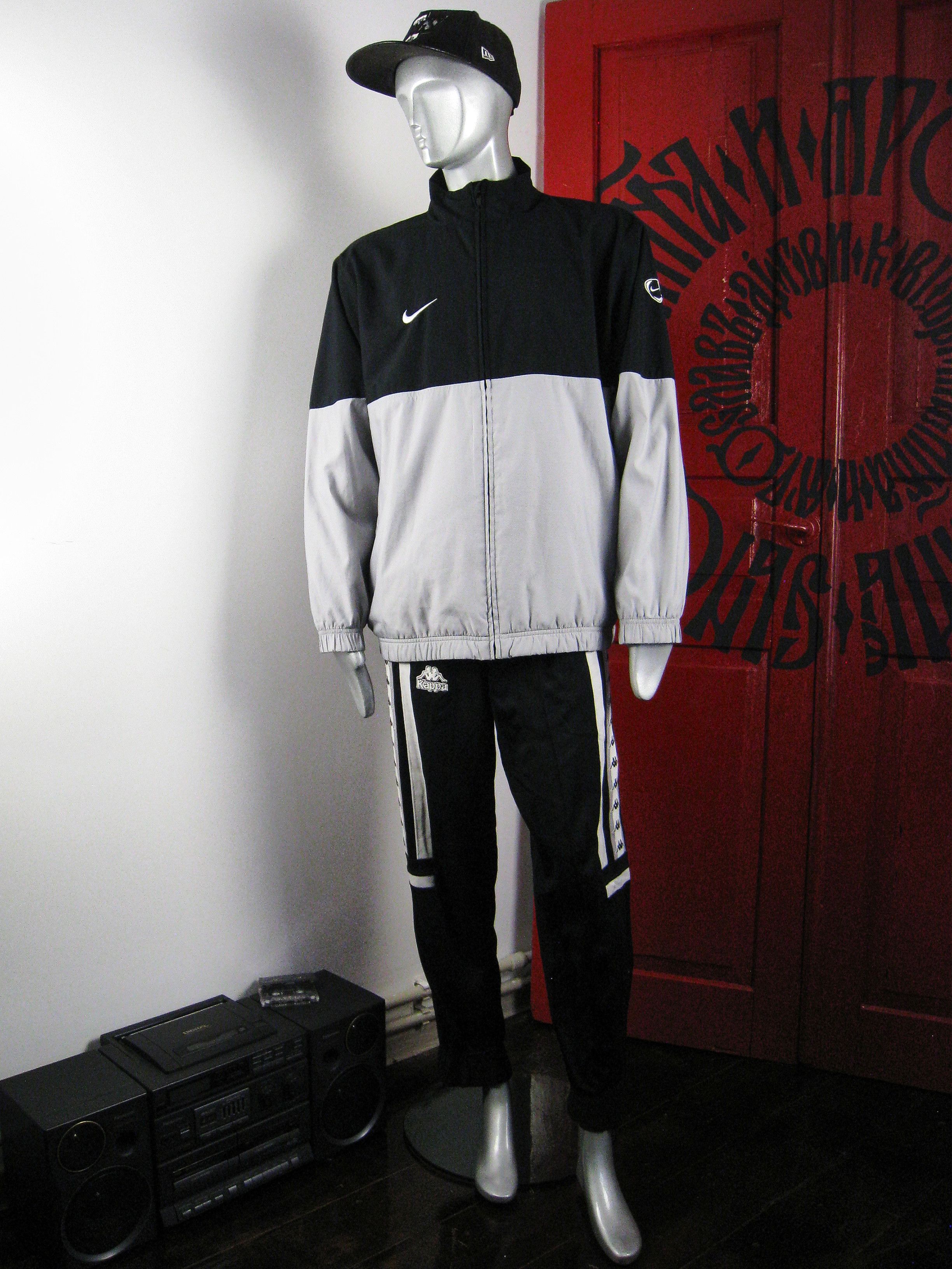 Nike Nike vintage two tone men's track jacket, windbreaker Size US XL / EU 56 / 4 - 7 Thumbnail