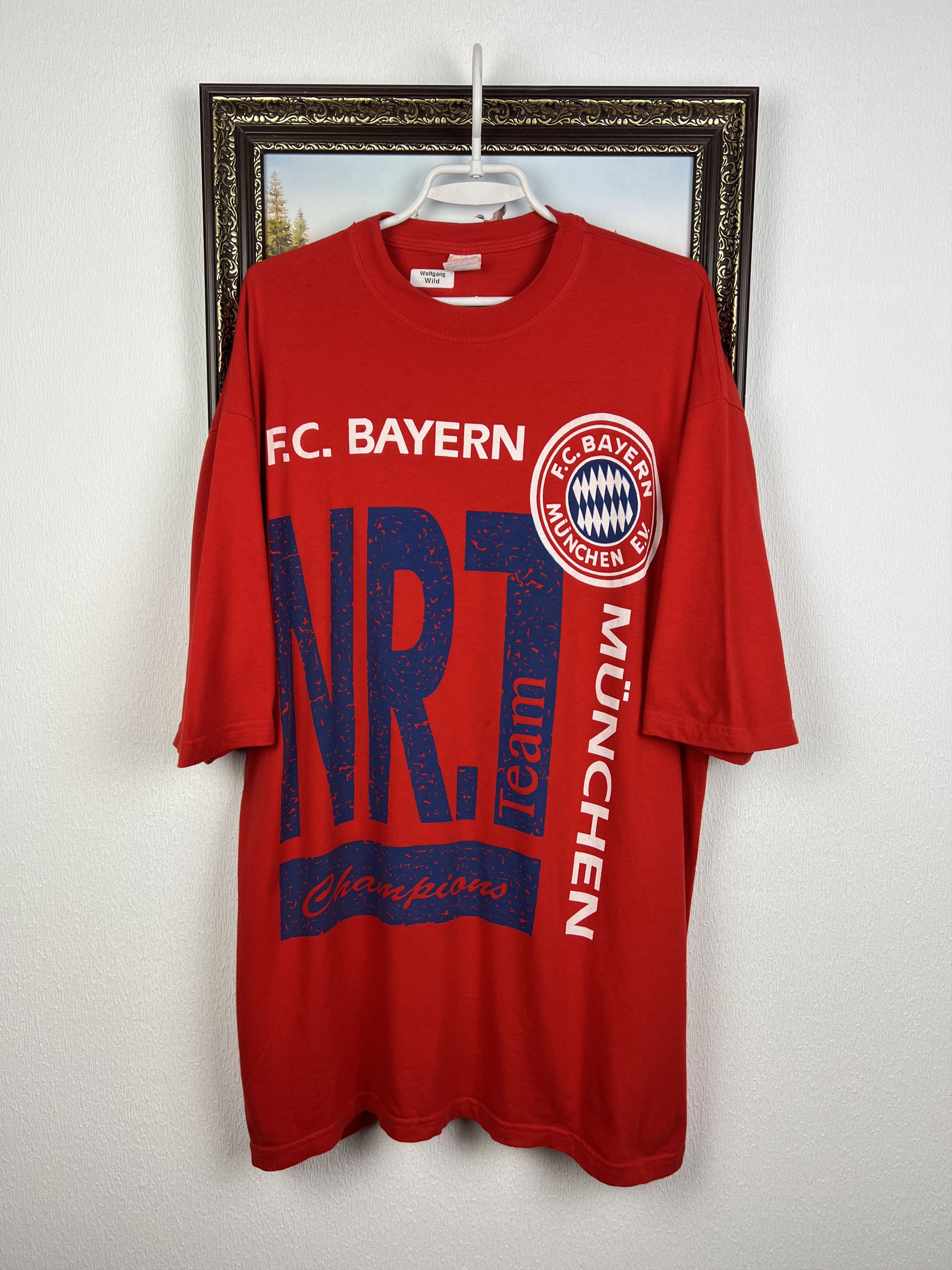 Adidas Bayern Munich Football Shirt Champions Print Soccer Jersey Size US XXL / EU 58 / 5 - 1 Thumbnail