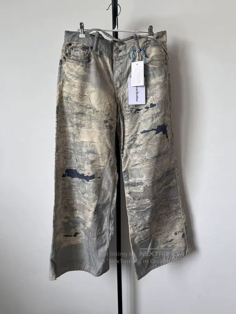 Acne Studios Acne Studios size 40 Low-Rise Straight-Leg Loose Distressed Size US 30 / EU 46 - 1 Thumbnail