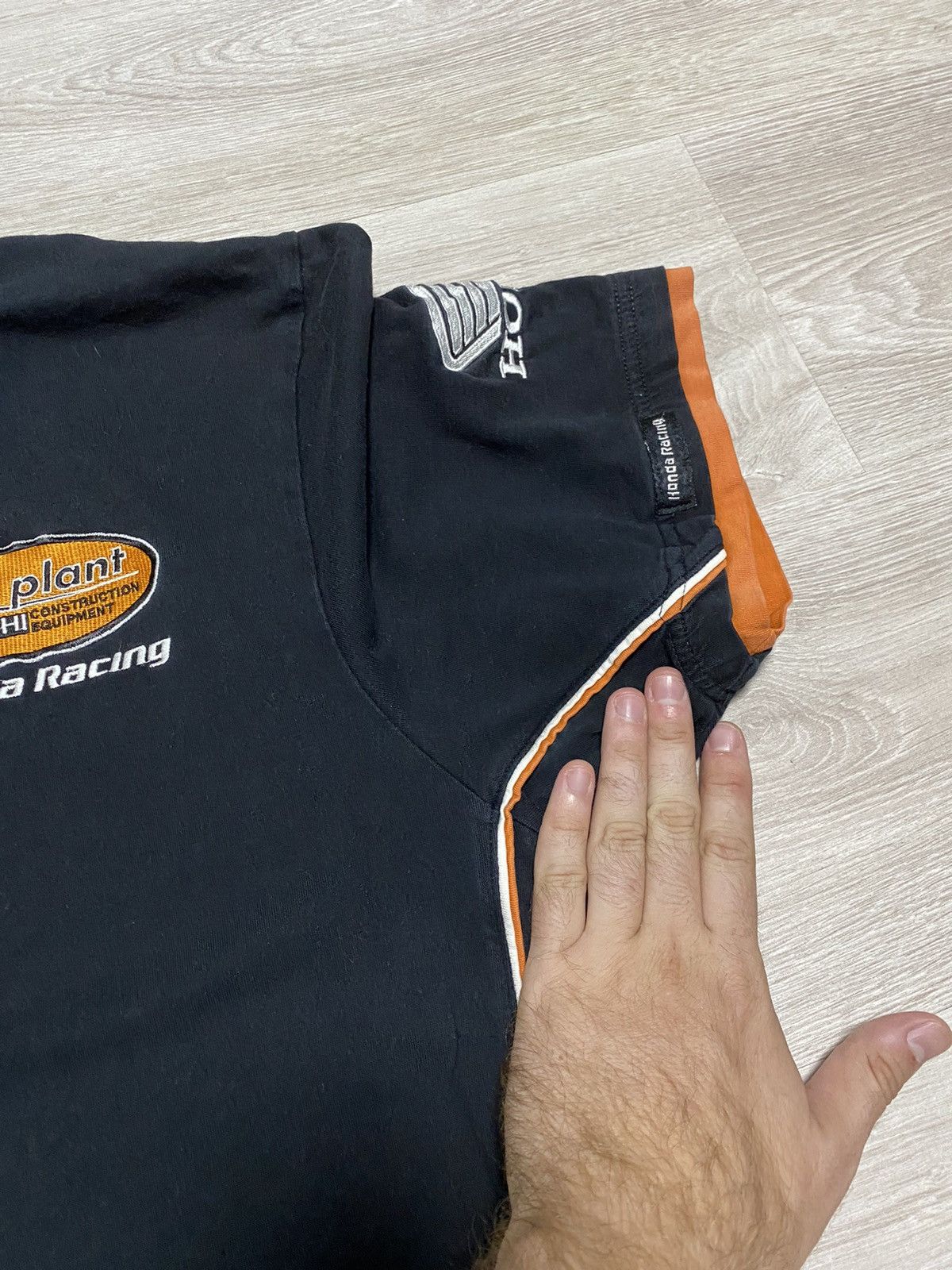 Honda Vintage Polo Honda racing official Hitachi sz L Size US L / EU 52-54 / 3 - 12 Thumbnail