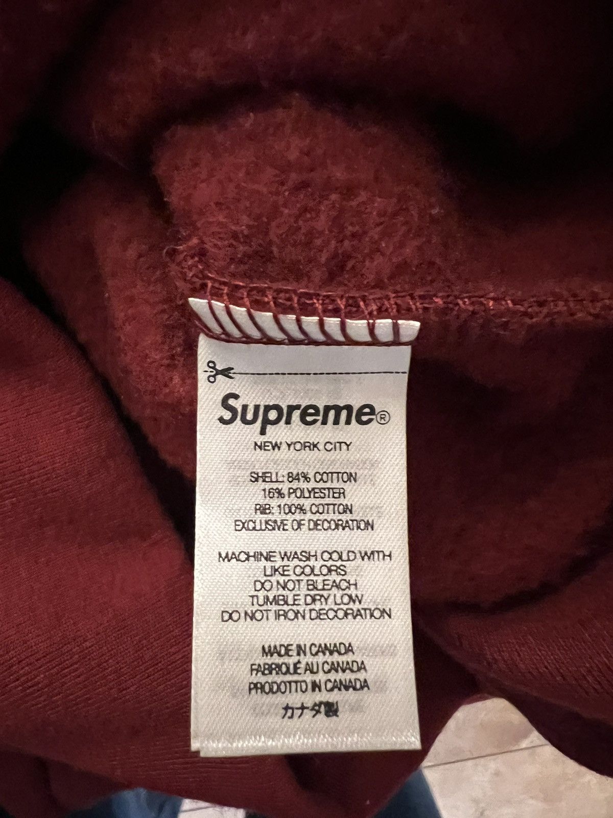 Supreme Supreme Box Logo Crewneck Cardinal Size US M / EU 48-50 / 2 - 6 Thumbnail