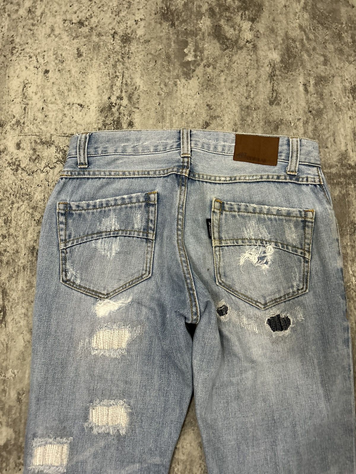 Hysteric Glamour × Japanese Brand Tokyo Aoyama Japan Distressed Jeans Size US 31 - 11 Thumbnail