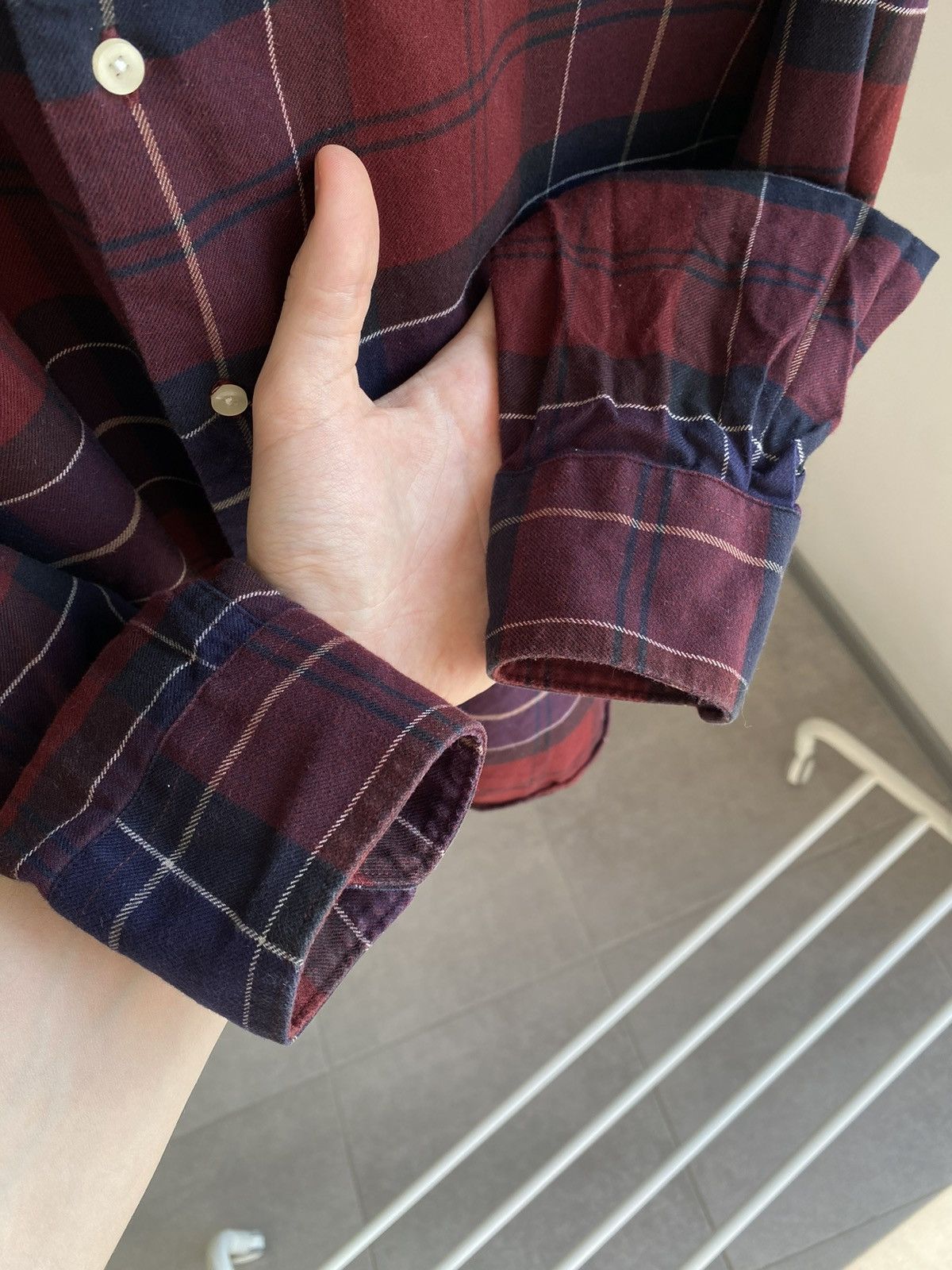 Barbour Barbour Flannel Checkered Shirt Size US L / EU 52-54 / 3 - 7 Thumbnail