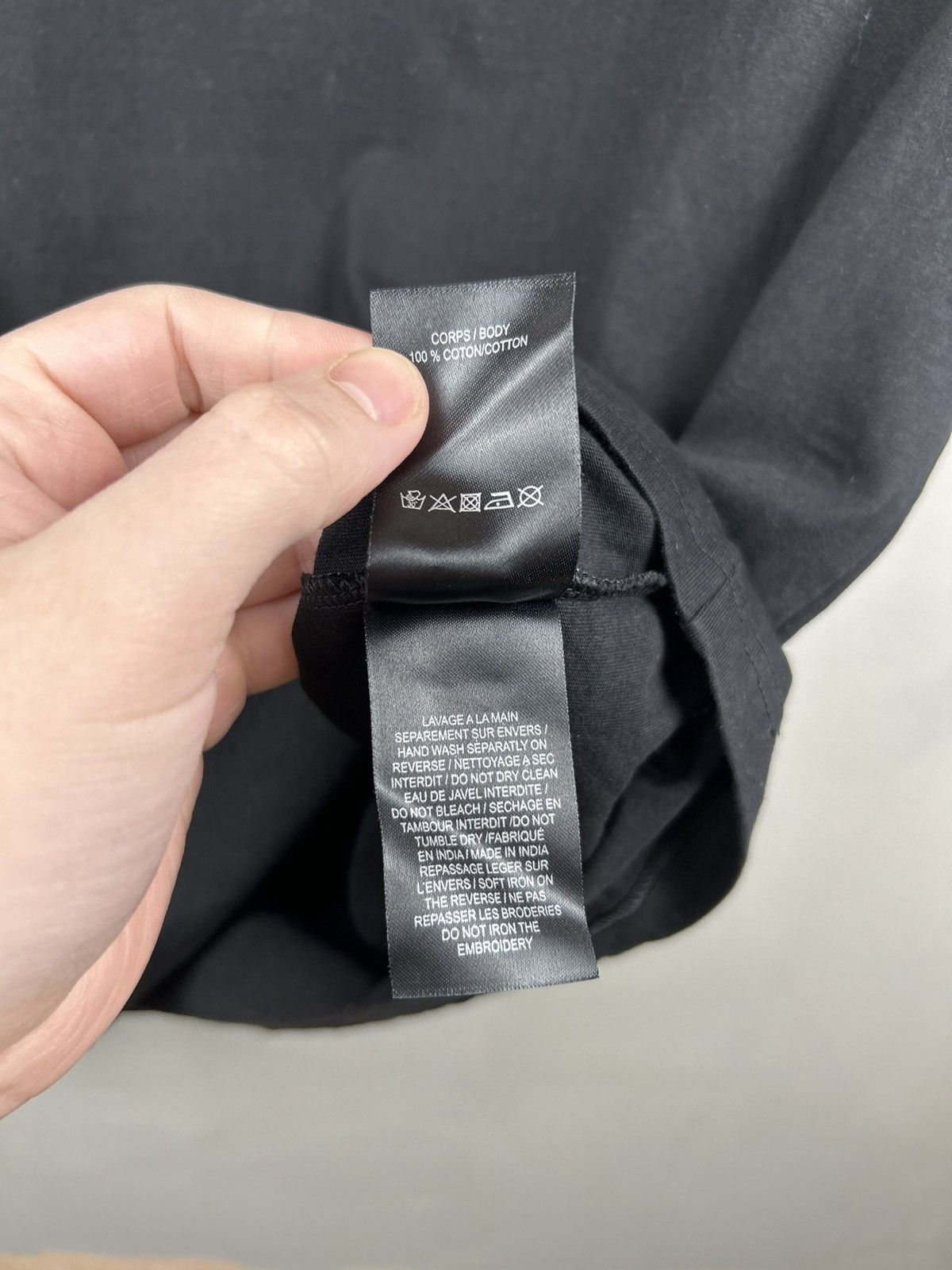 Balmain Balmain Basic T shirt Logo Black Size US XL / EU 56 / 4 - 10 Thumbnail
