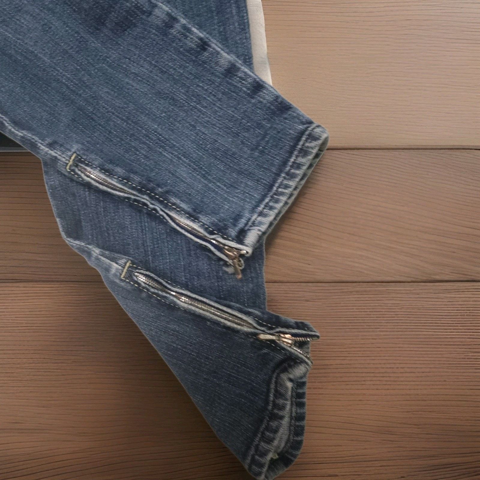 Miss Sixty MISS SIXTY Jeans 'J Lot' Denim Low Rise Ankle Zip Slim 25 Size 25" / US 0 / IT 36 - 9 Thumbnail