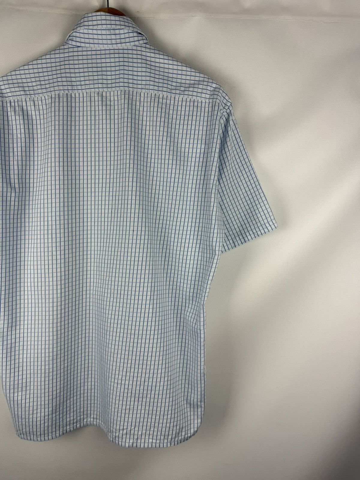 Yves Saint Laurent YSL Yves Saint Laurent Vintage 90s S/S Plaid Button Up Shirt Size US L / EU 52-54 / 3 - 16 Thumbnail