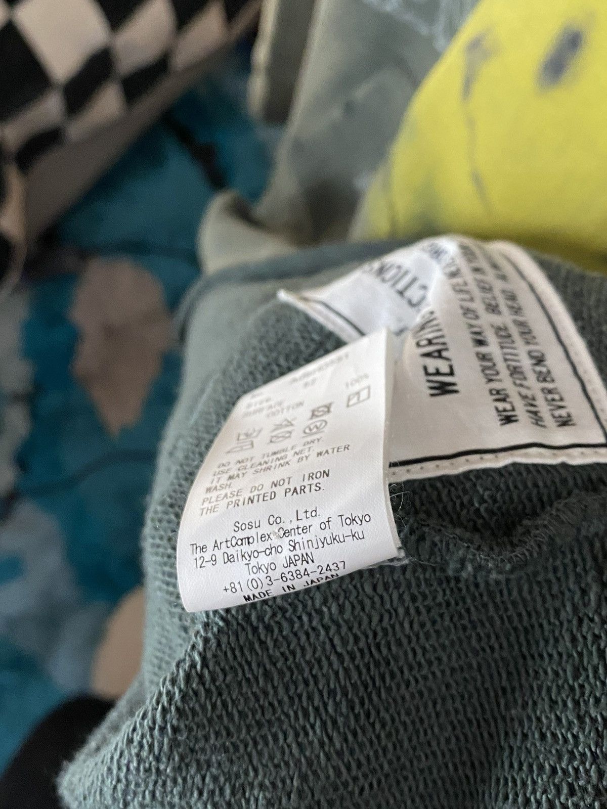 Maison MIHARA YASUHIRO $629 DISTRESSED SMILEY HOODIE GREEN ENZYME DYE WASH SWEATER Size US M / EU 48-50 / 2 - 9 Thumbnail