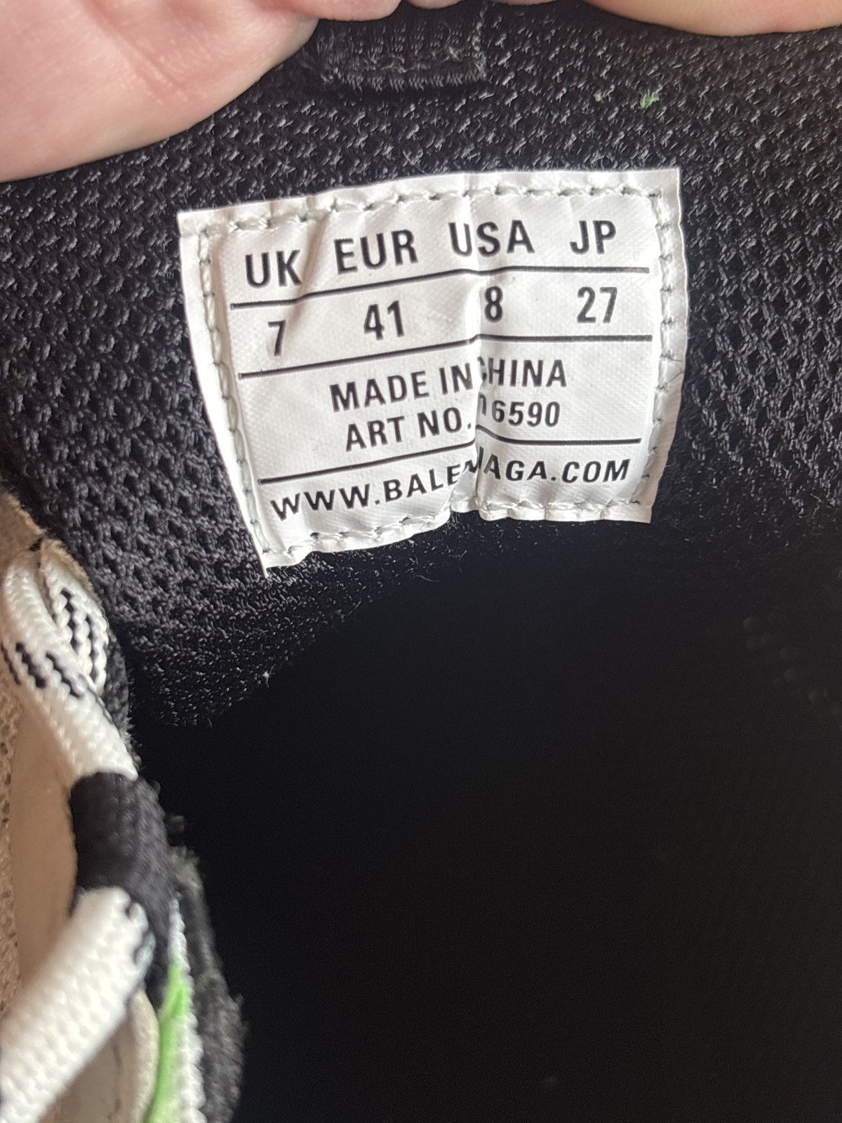 Balenciaga Balenciaga Triple S Green-Black Men's Sneakers Size 41/US 8 Size US 8 / EU 41 - 8 Thumbnail