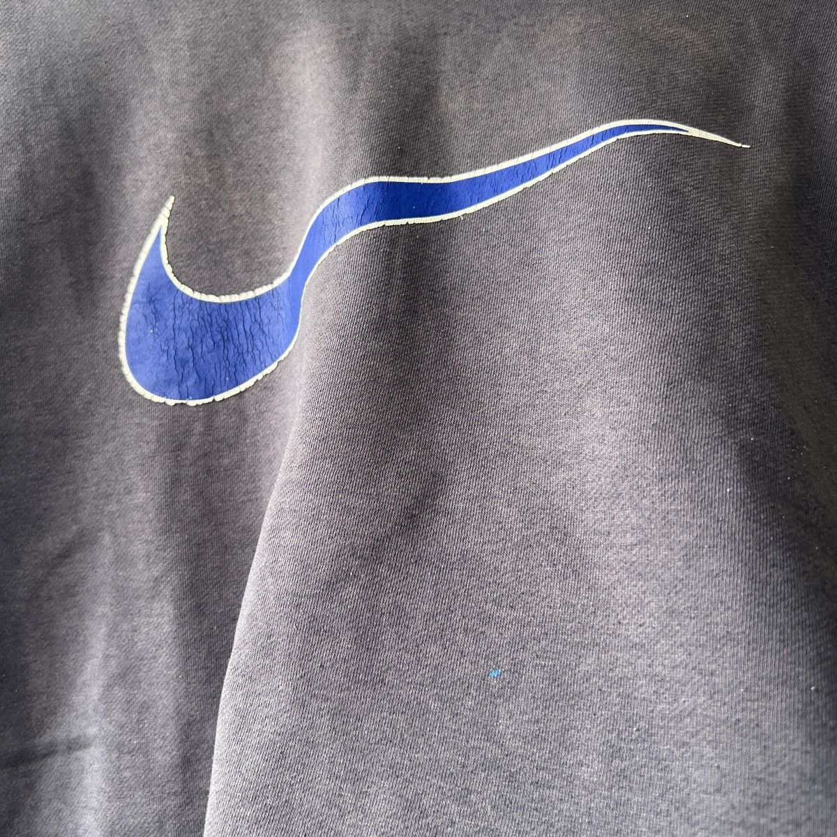 Nike × Vintage Vintage 90s Nike Centre Swoosh Sweatshirt Size US M / EU 48-50 / 2 - 4 Thumbnail