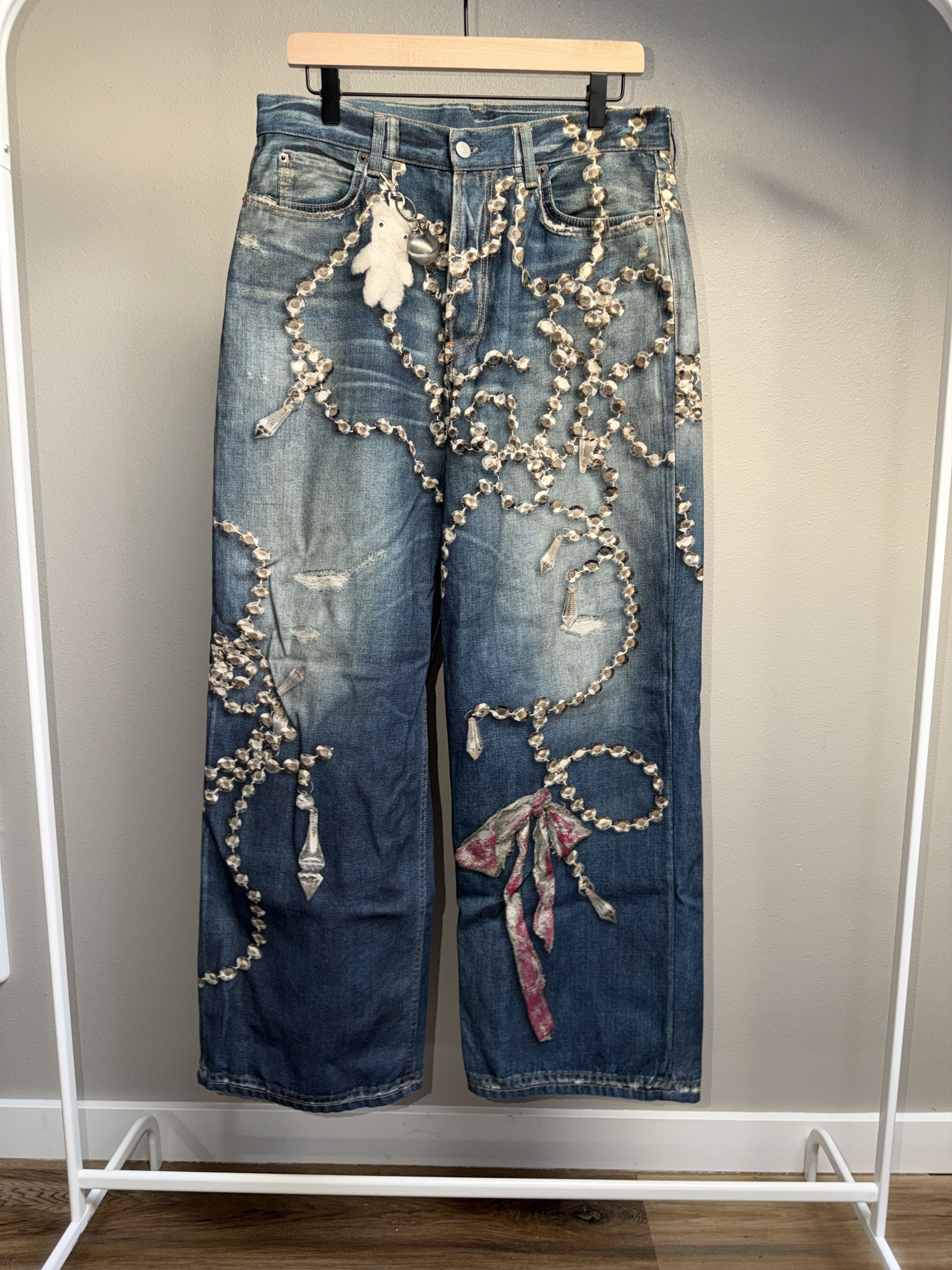 Acne Studios Acne Studios 'Cold Grey' Trompe-l'œil 1981 Jeans
